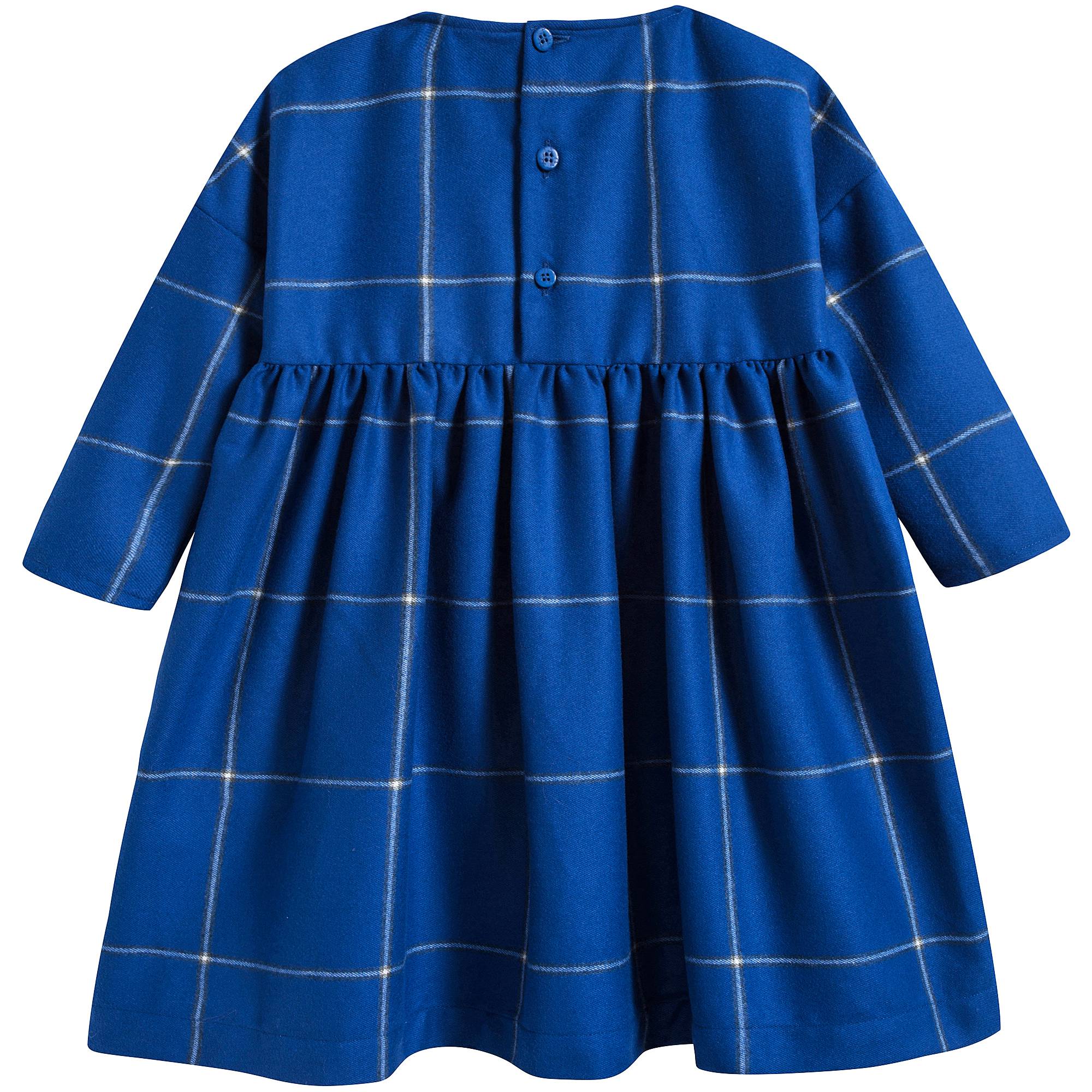 Girls Bluette Check Dress