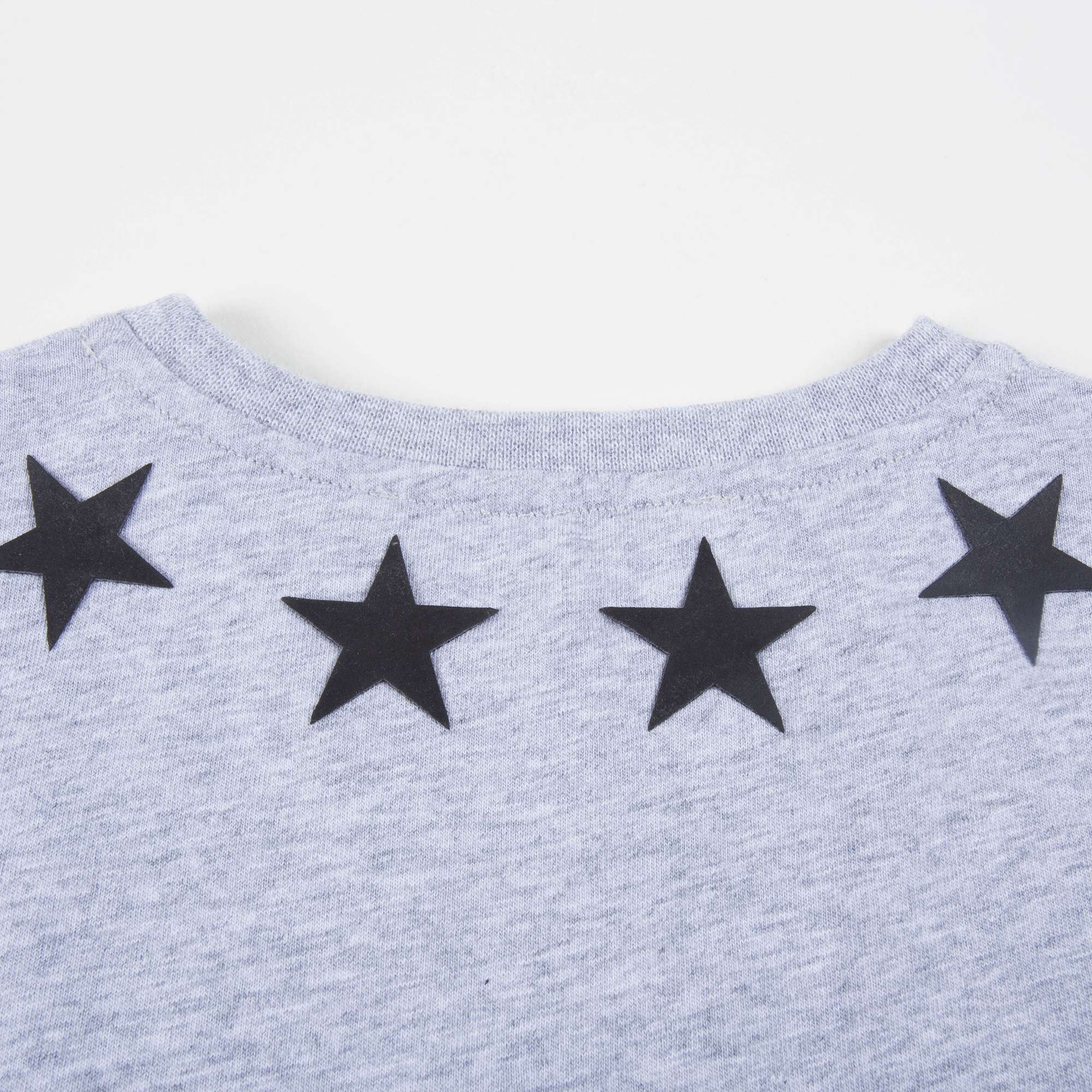 Boys Grey Cotton  "Star"  T-shirt