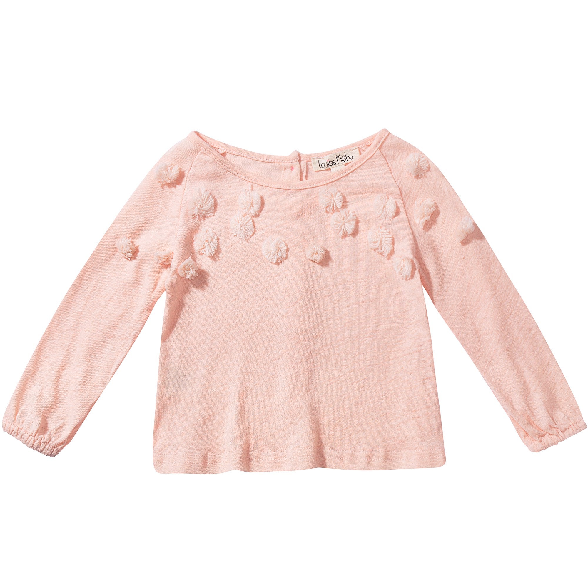 Girls Pink  Cotton T-shirt