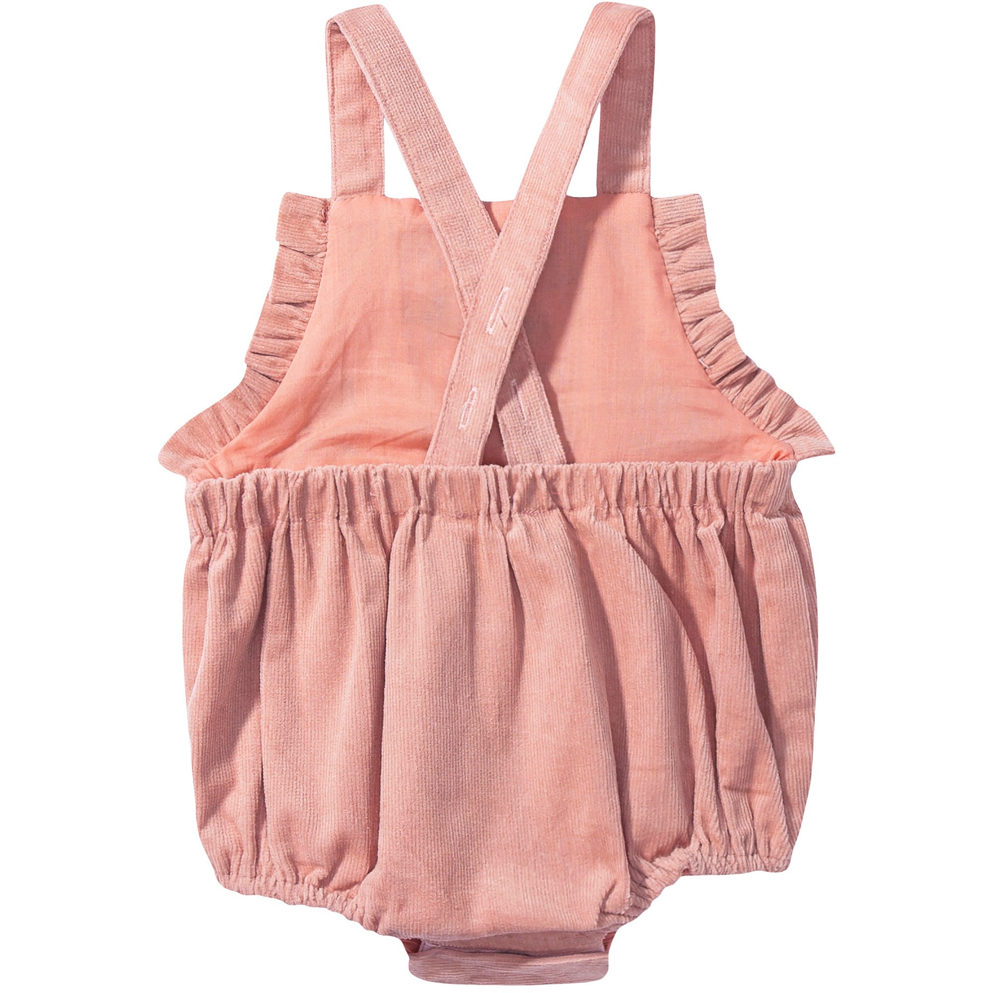 Baby Pink  Cotton Overalls