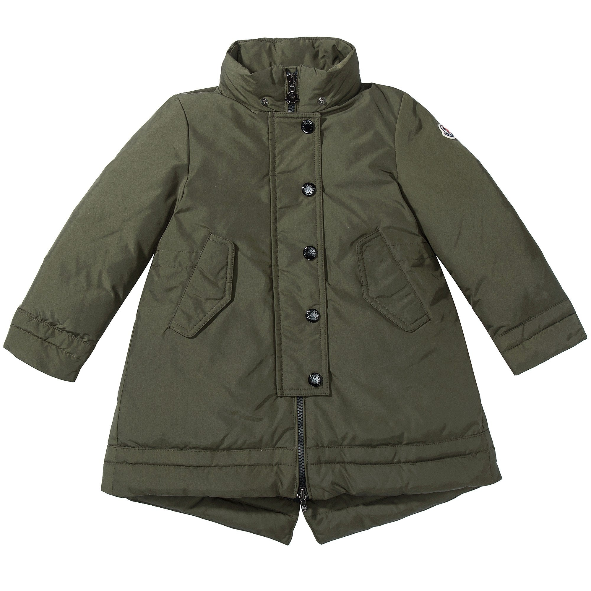 Girls Army Green  "Yolande" Coat