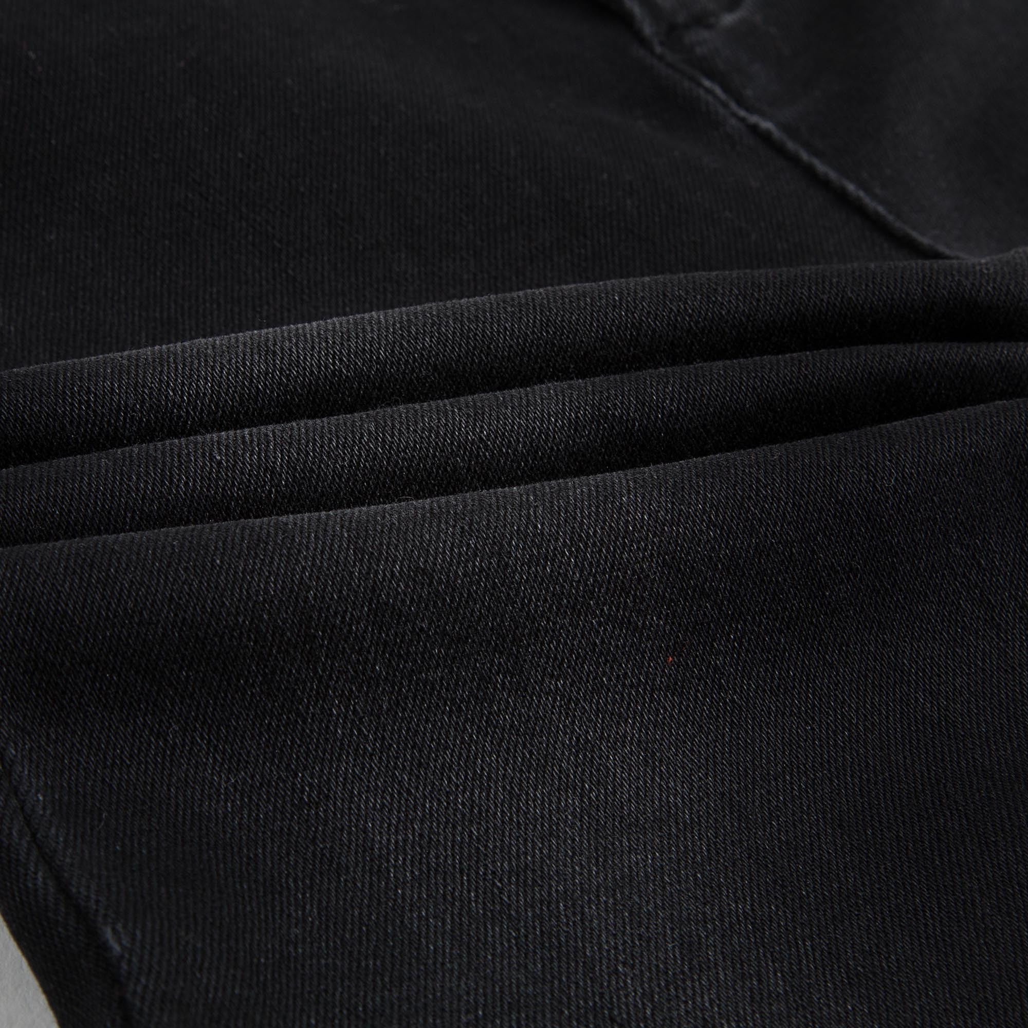 Girls Black Cotton Jersey Jeans - CÉMAROSE | Children's Fashion Store - 6