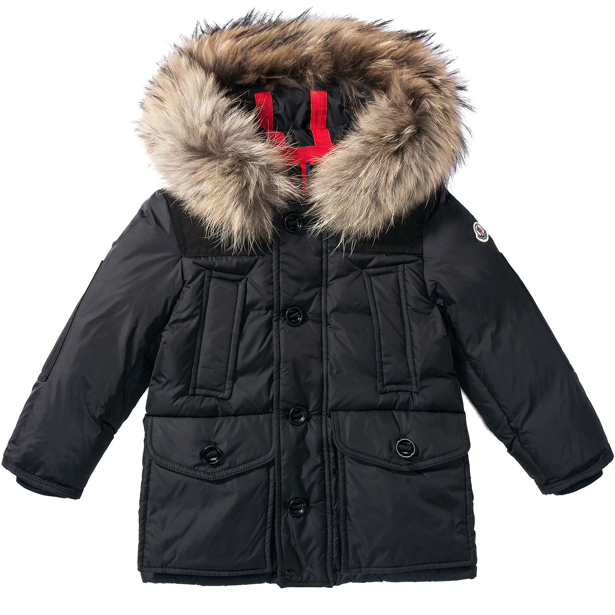 Girls  Black  "Devon Giubbotto" Coat