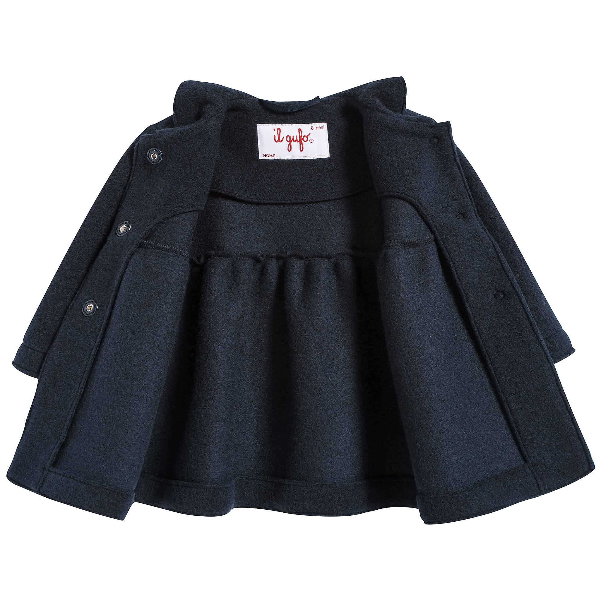 Baby Girls Navy Blue Coat