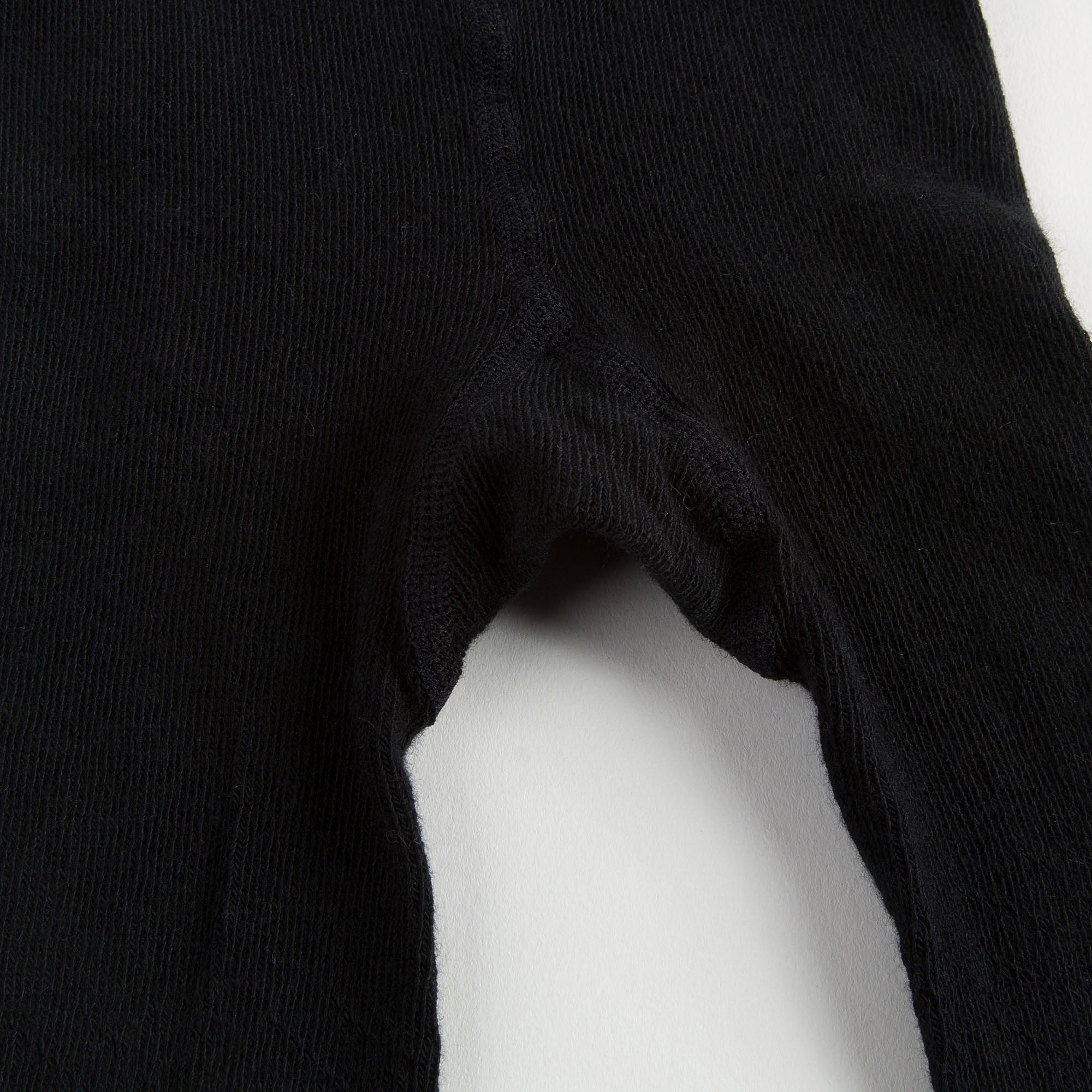 Girls Black Cotton Ribbed Tights - CÉMAROSE | Children's Fashion Store - 5