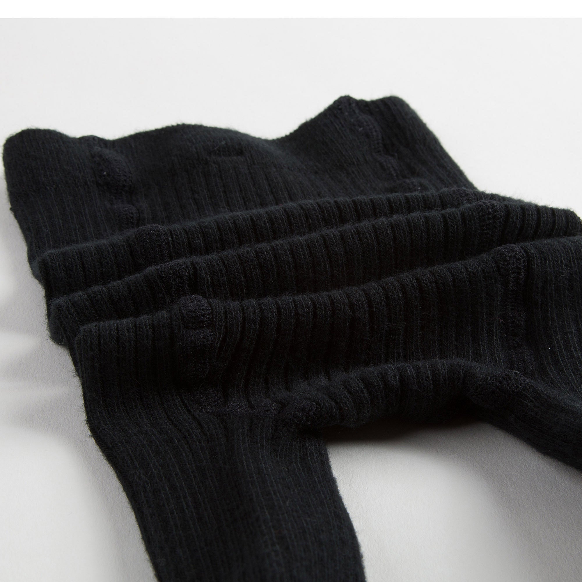 Baby Girls Black Cotton Tights - CÉMAROSE | Children's Fashion Store - 6