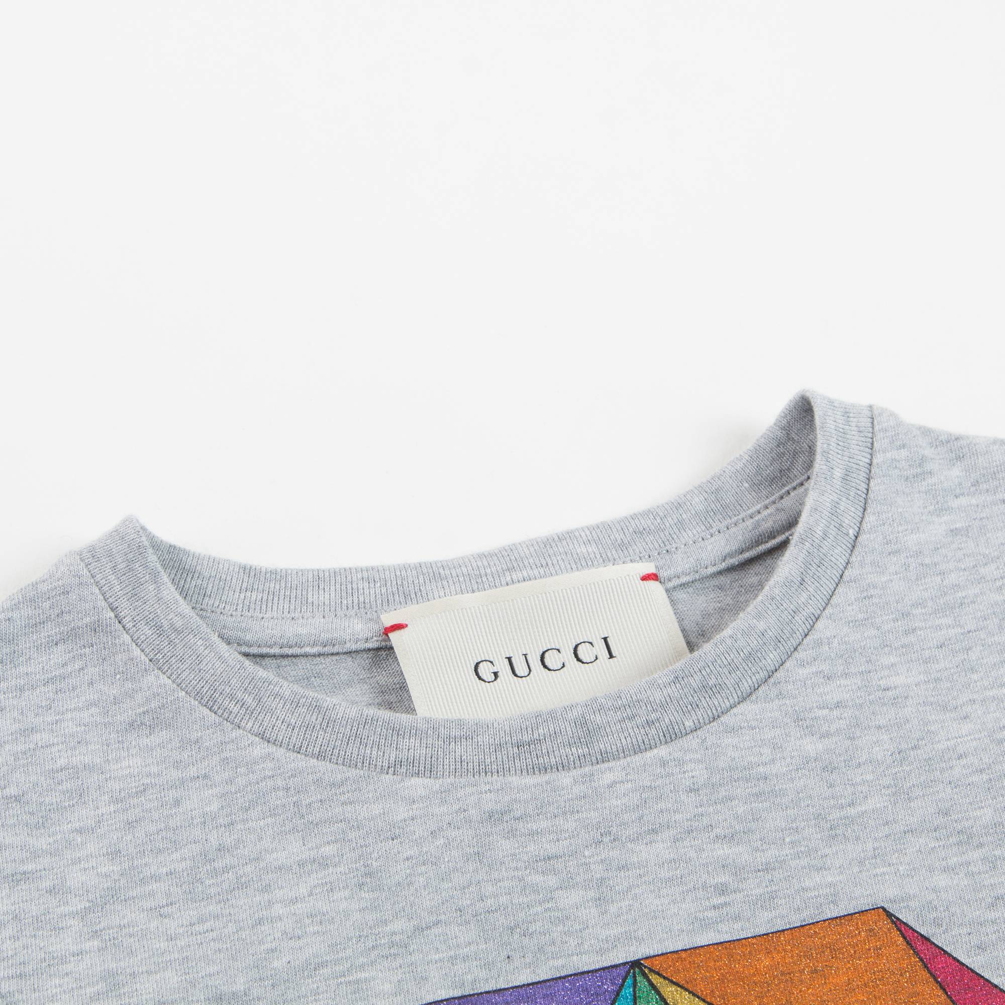 Girls Grey Loved T-shirt