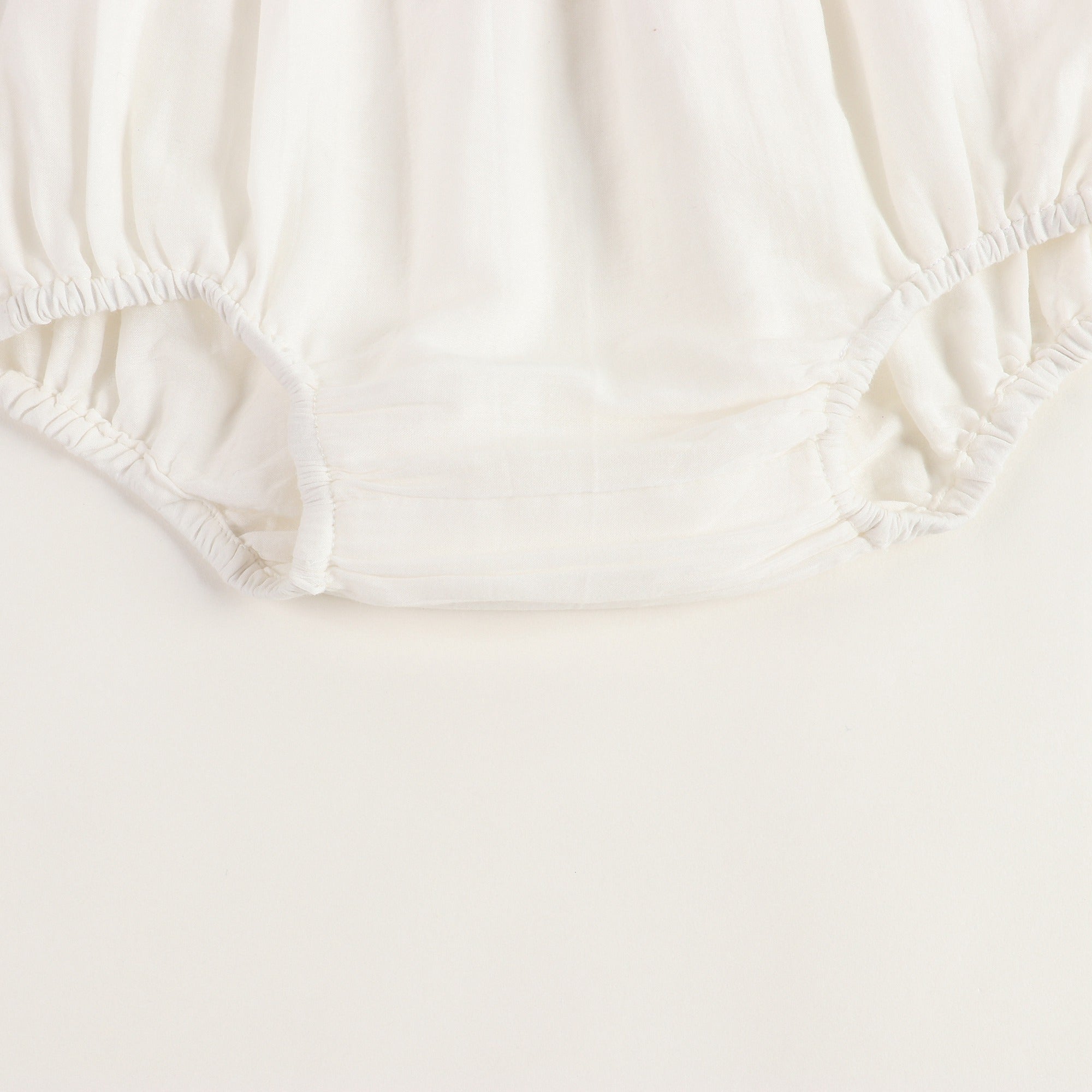 Baby Girls White Cotton Dress