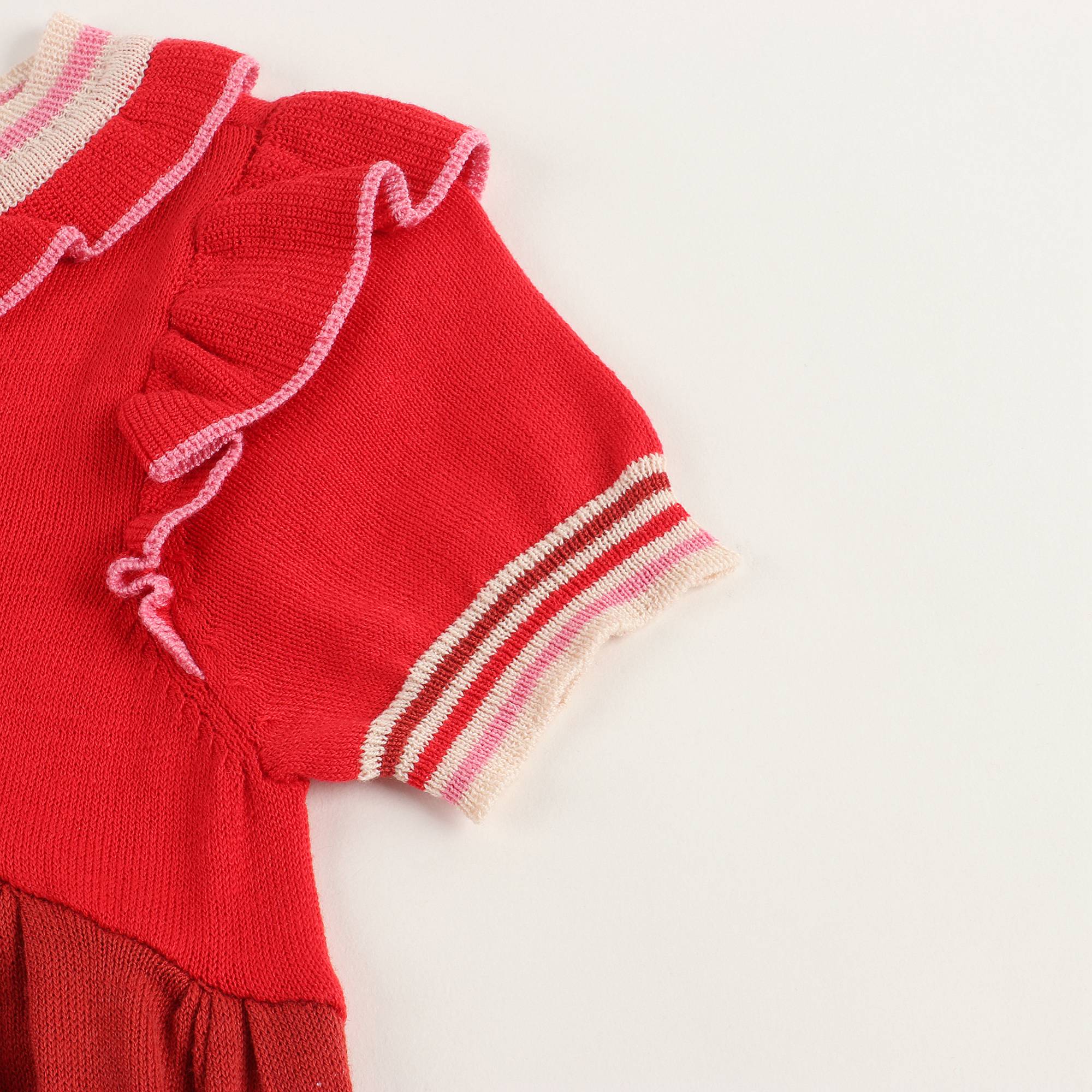 Baby Girls Berry Cotton Dress