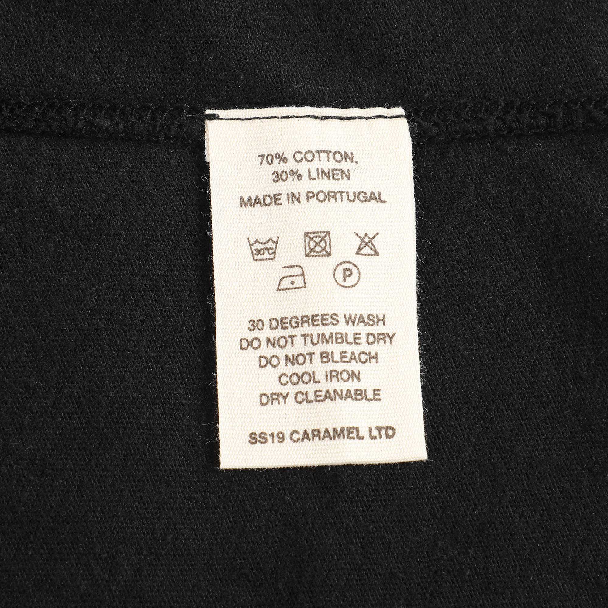 Baby Black Cotton T-shirt