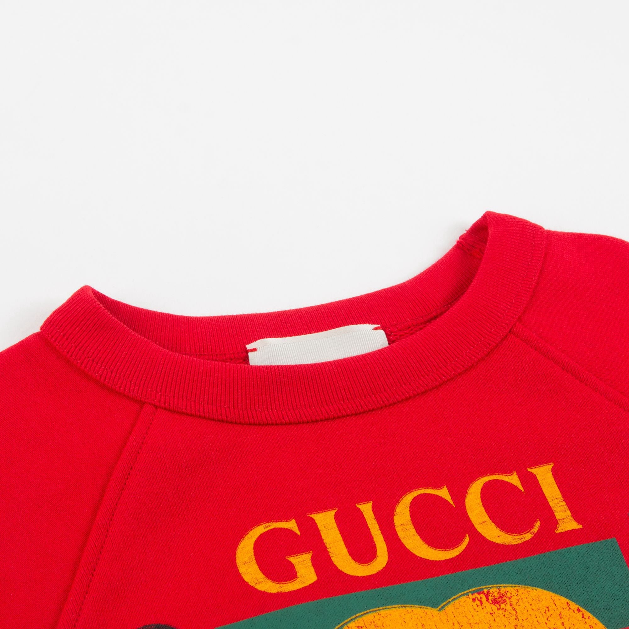 Girls Red Logo Sweatshirt