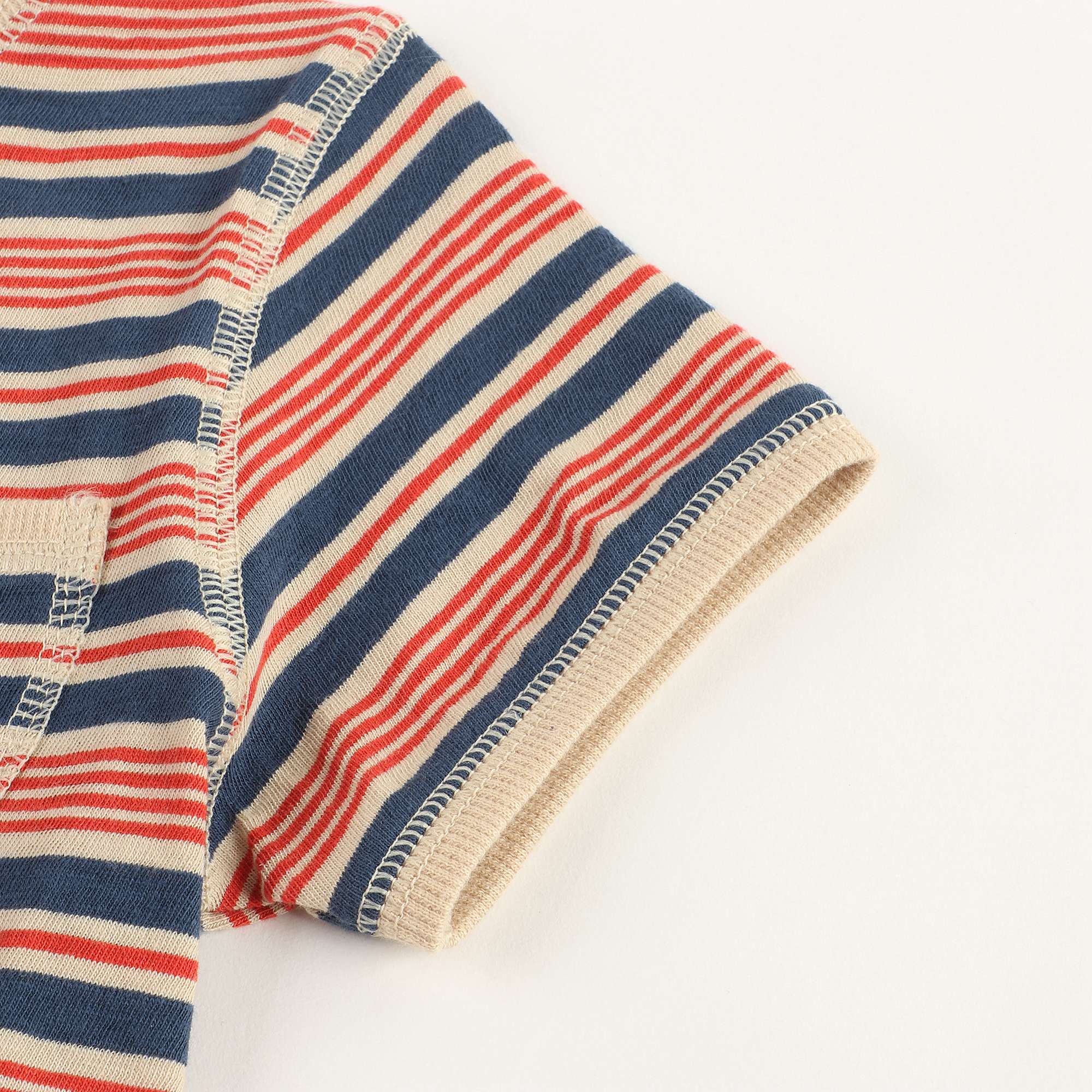 Baby Red Stripes Cotton T-shirt