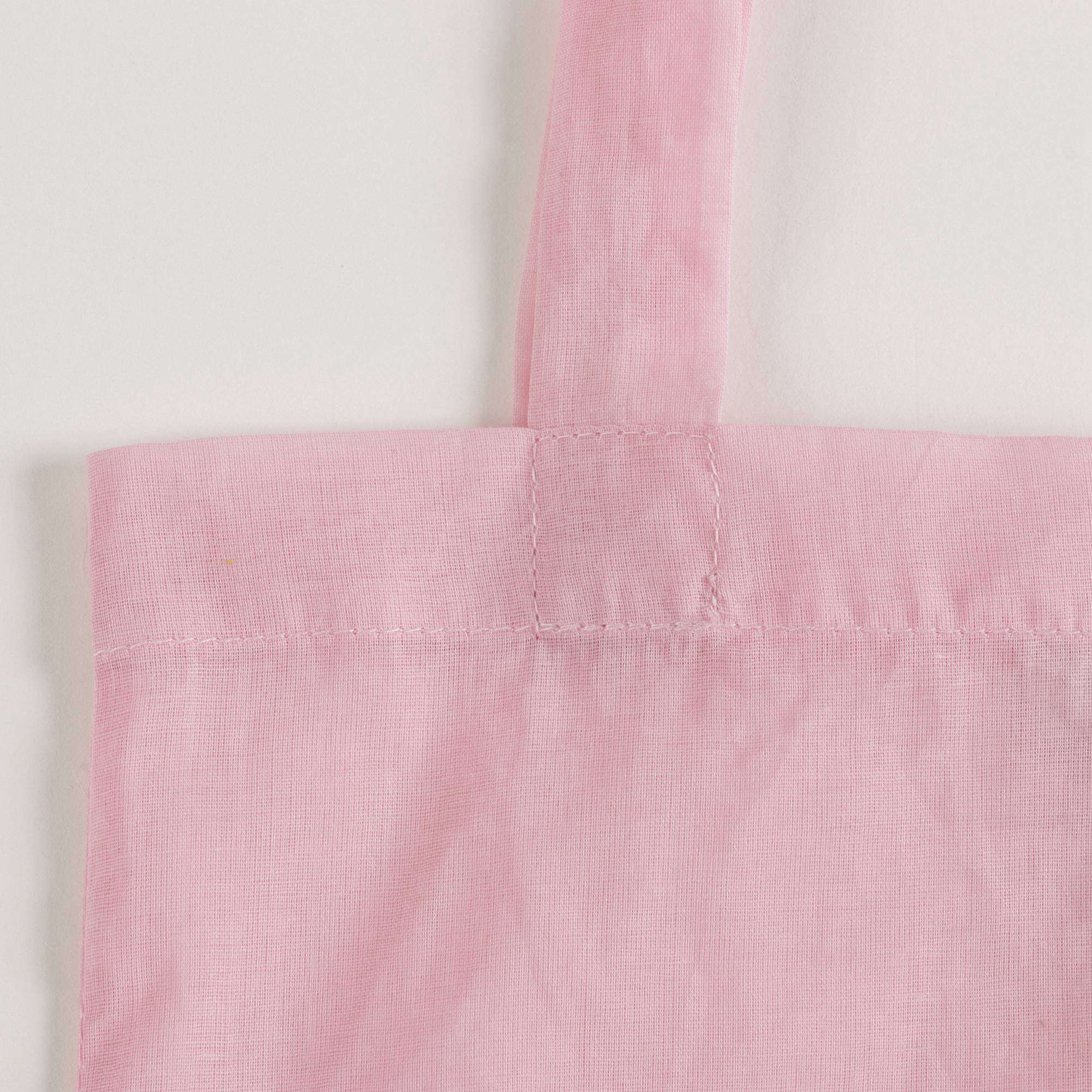 Girls Pink Logo Cotton Bag