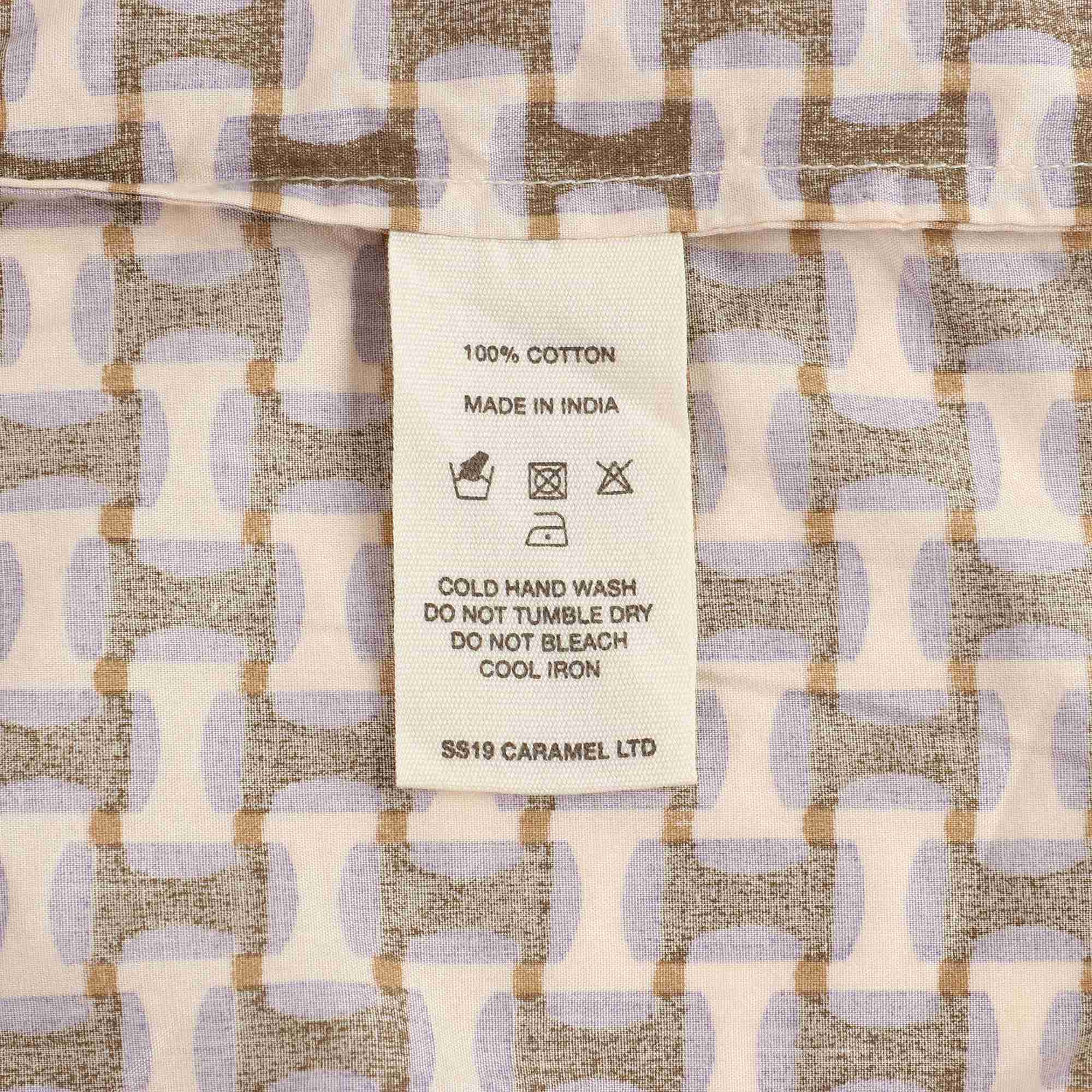 Girls Lilac Print Cotton Top