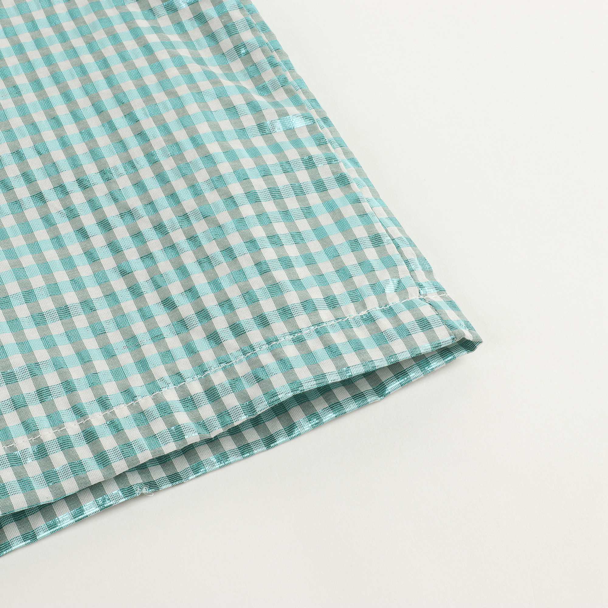 Girls Emerald Grid Top