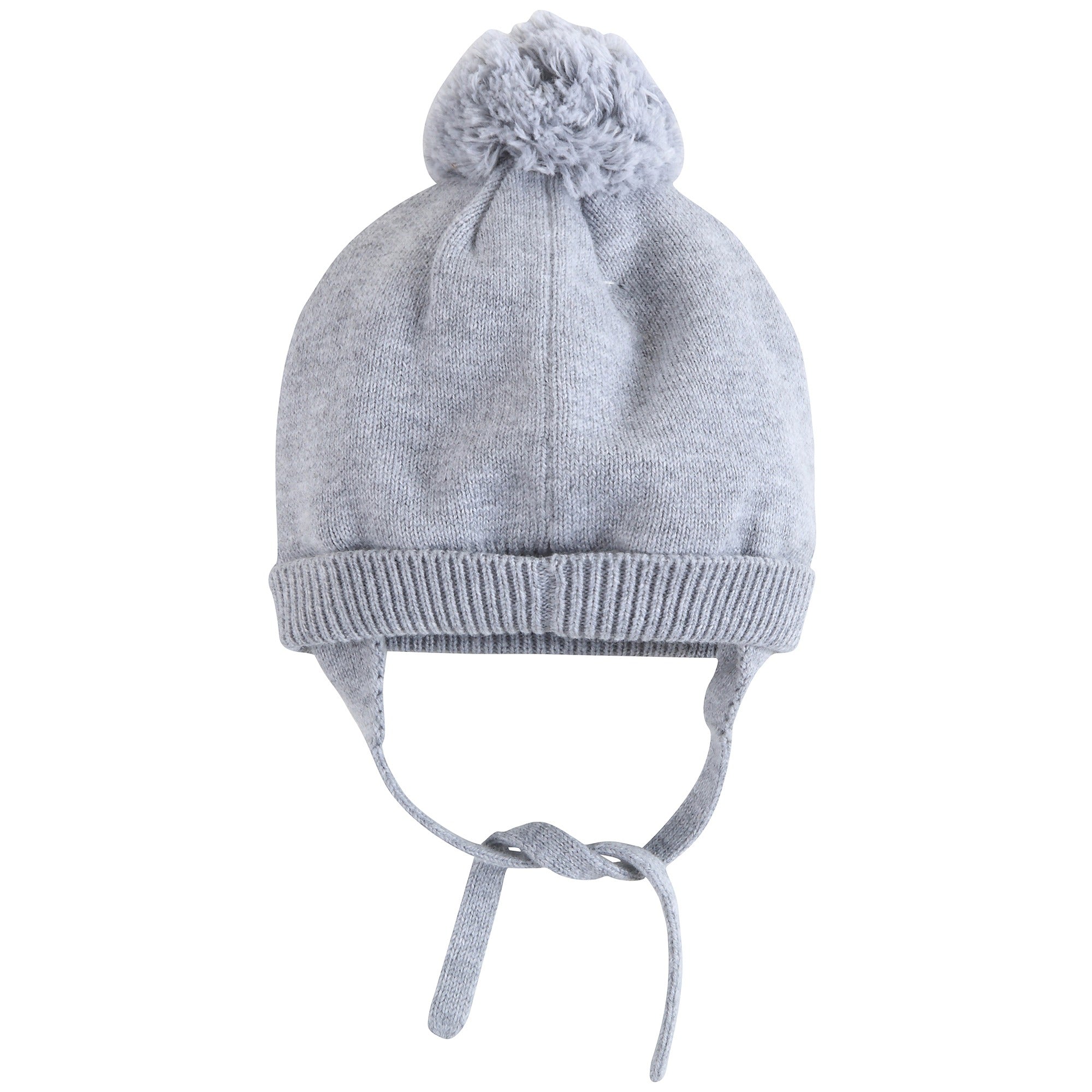 Baby Girls Marl Grey Cotton Hat