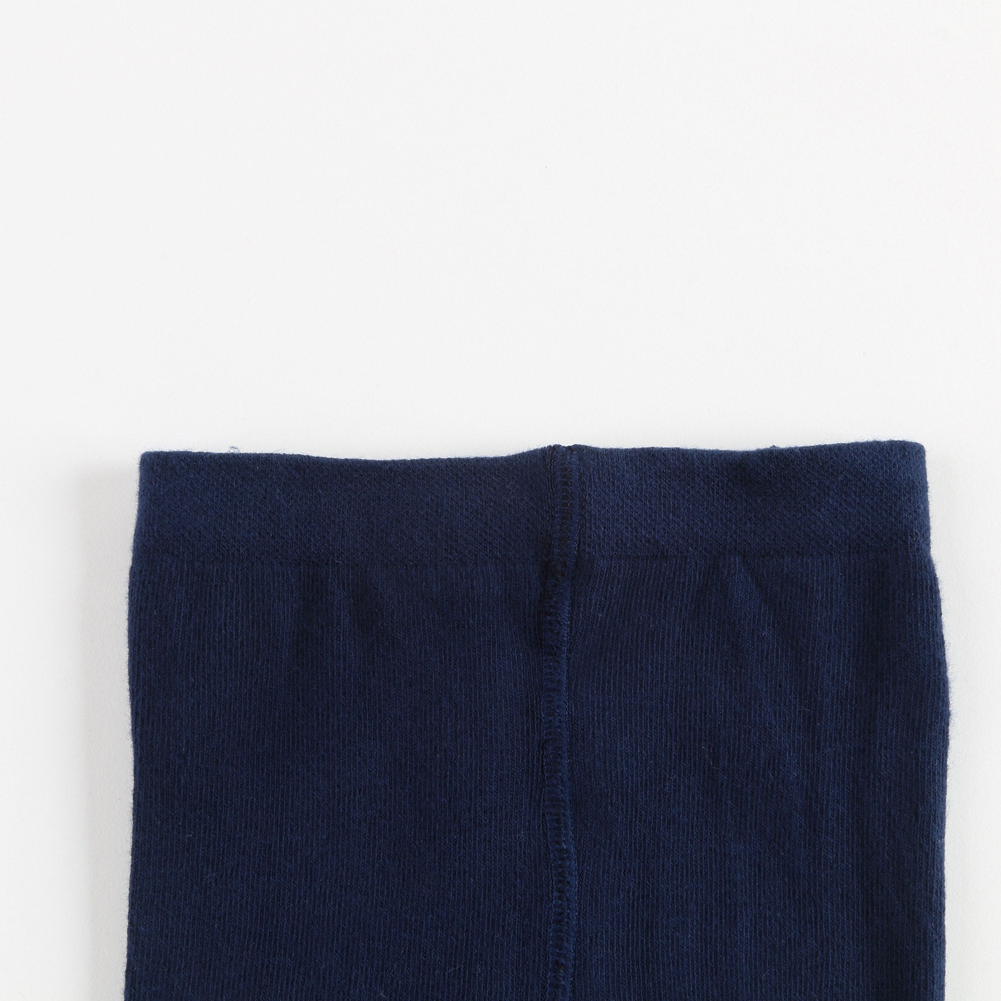 Girls Navy Cotton Tights