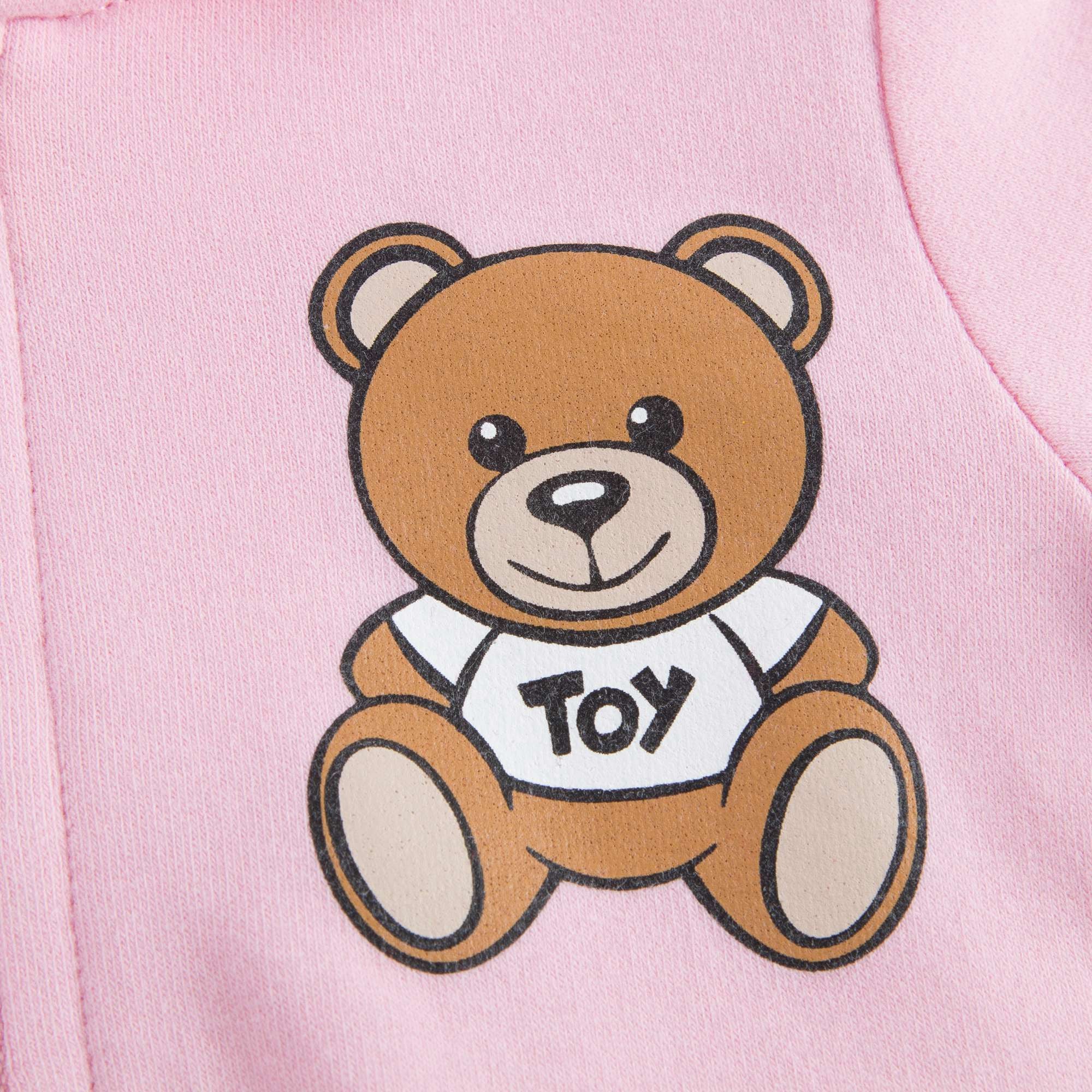 Baby Pink Cotton Toy Tracksuit