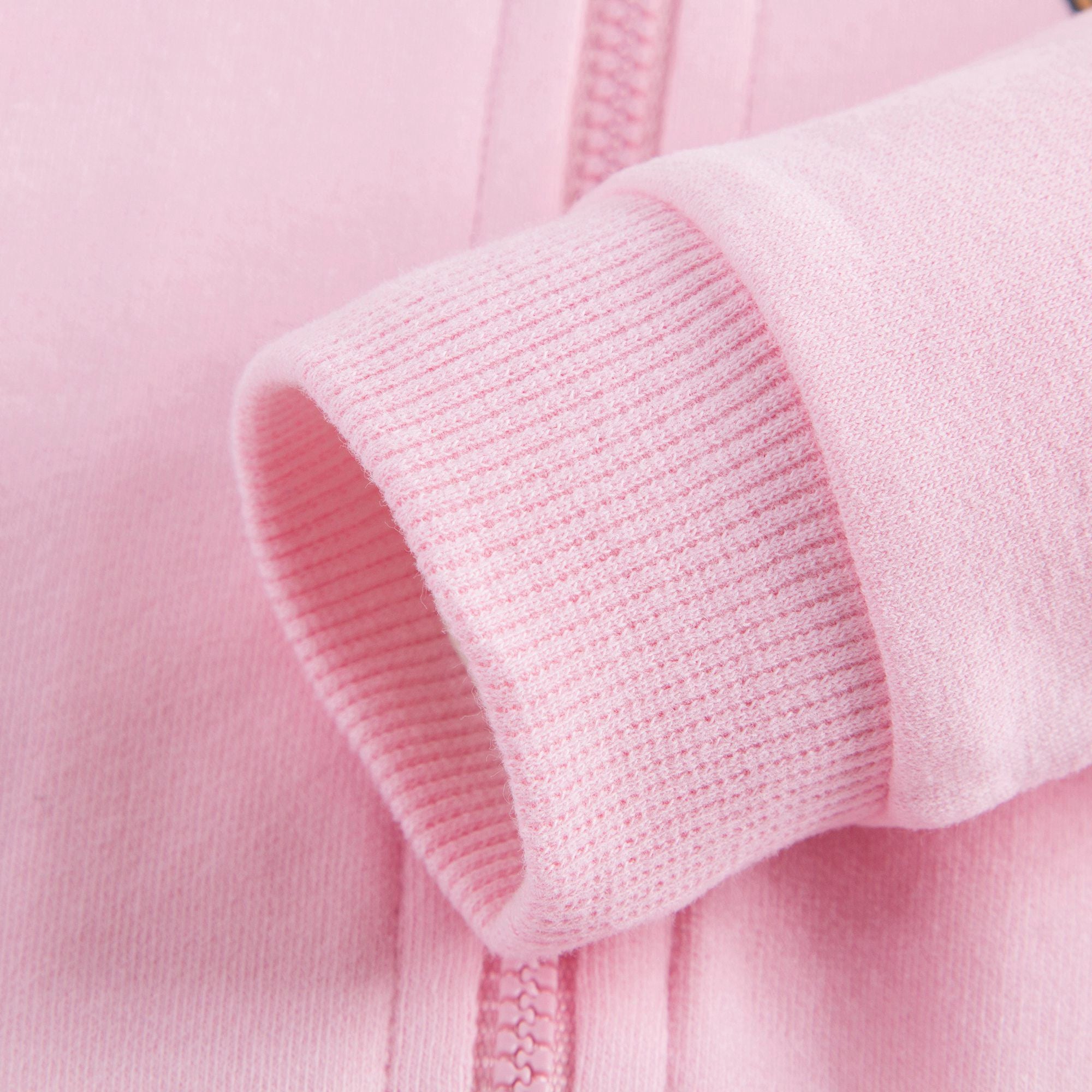 Baby Pink Cotton Toy Tracksuit