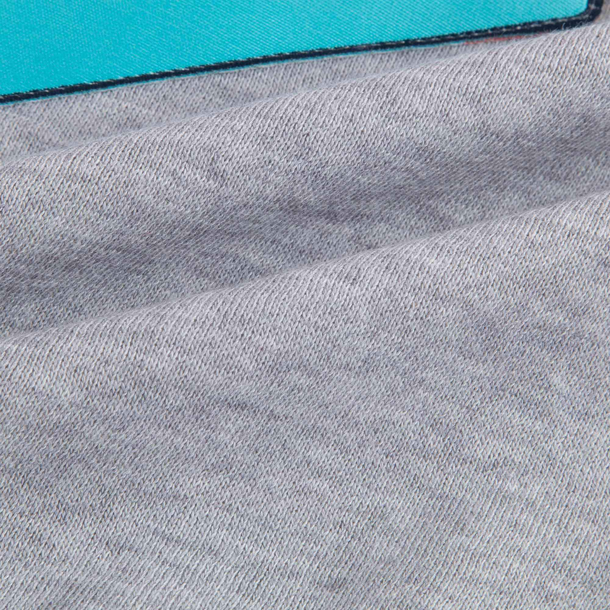 Girls Marl Grey & Red Cotton Cradigan