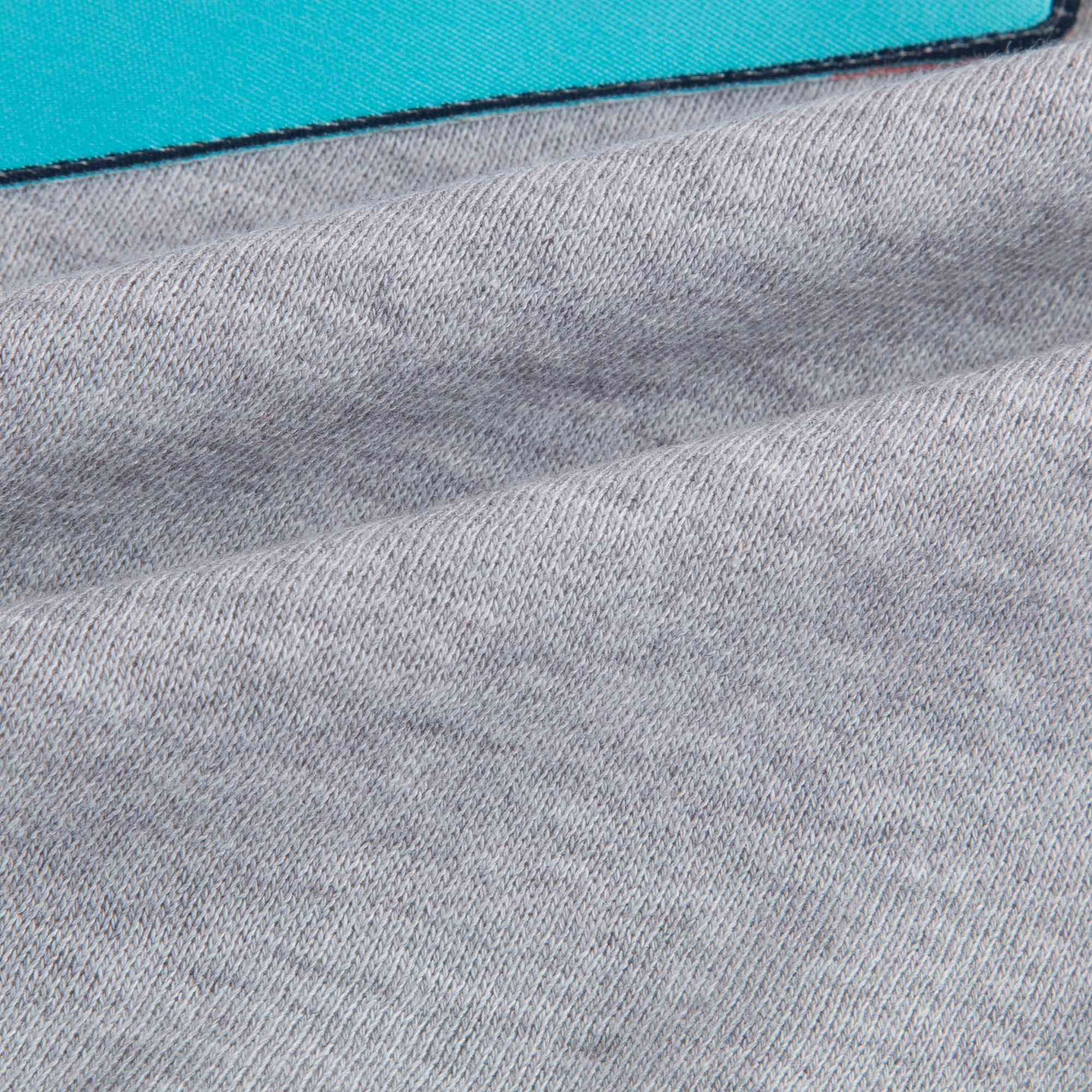 Girls Marl Grey & Red Cotton Cradigan