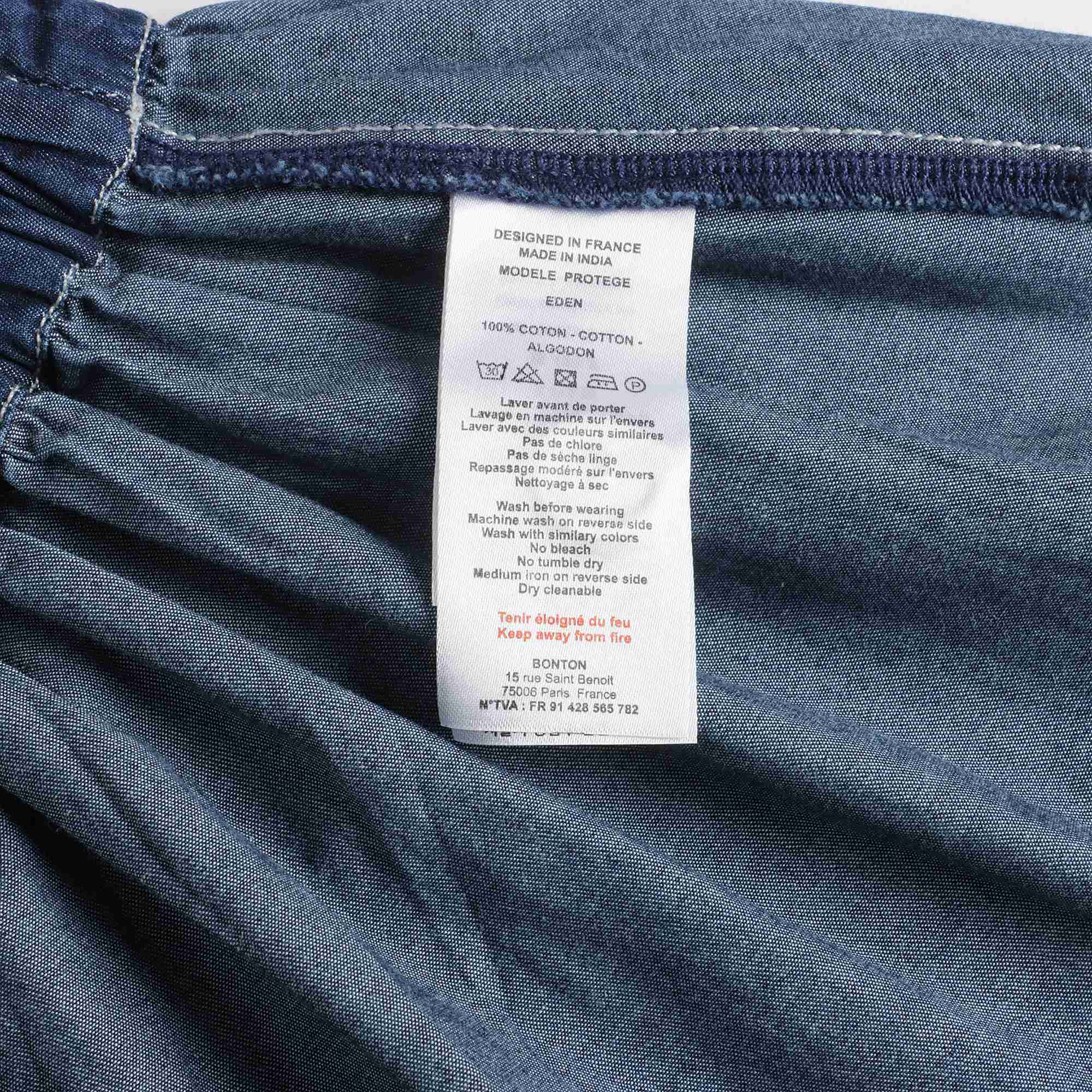 Girls Blue Denim Skirt