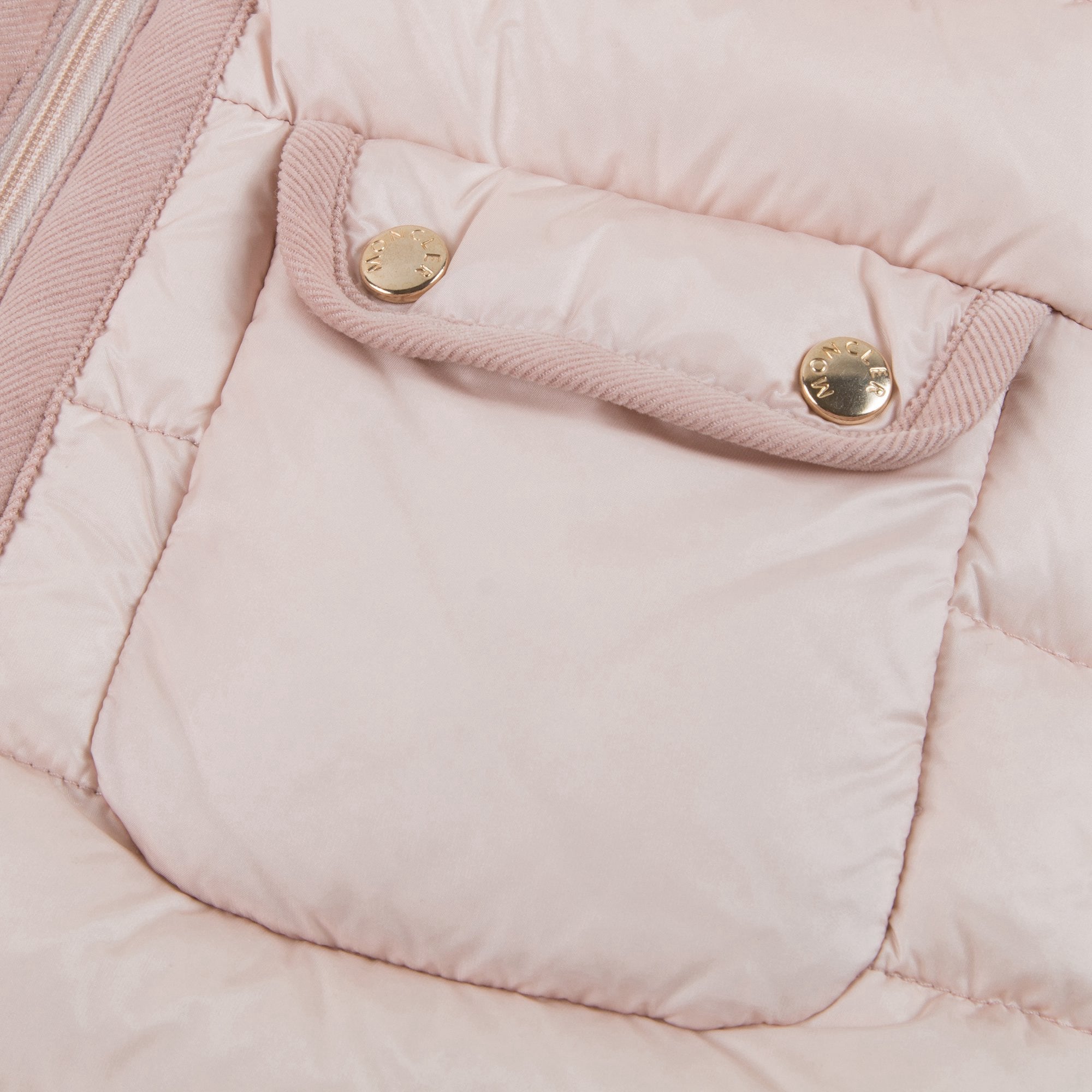 Baby Girls Pale Pink 'Maevant' Down Padded Coat