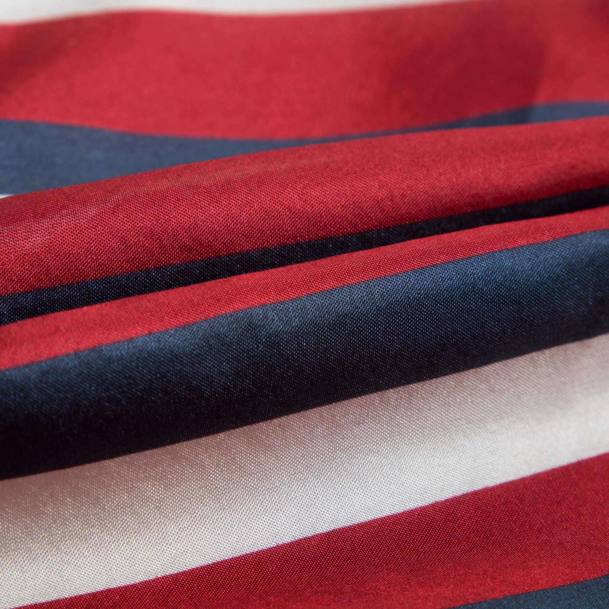 Girls Red & Blue Silk Dress