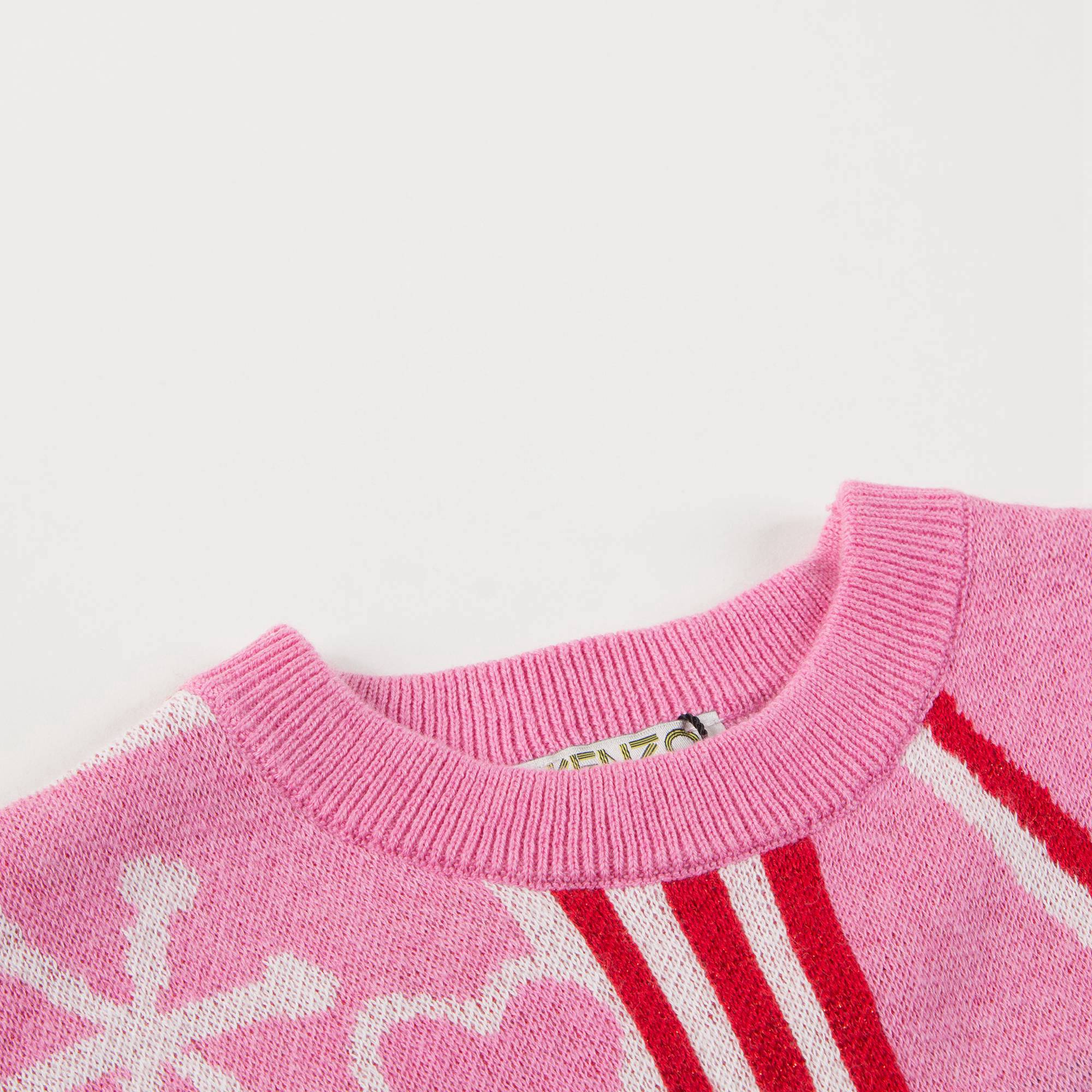 Girls  Pink Tiger Printed Dress