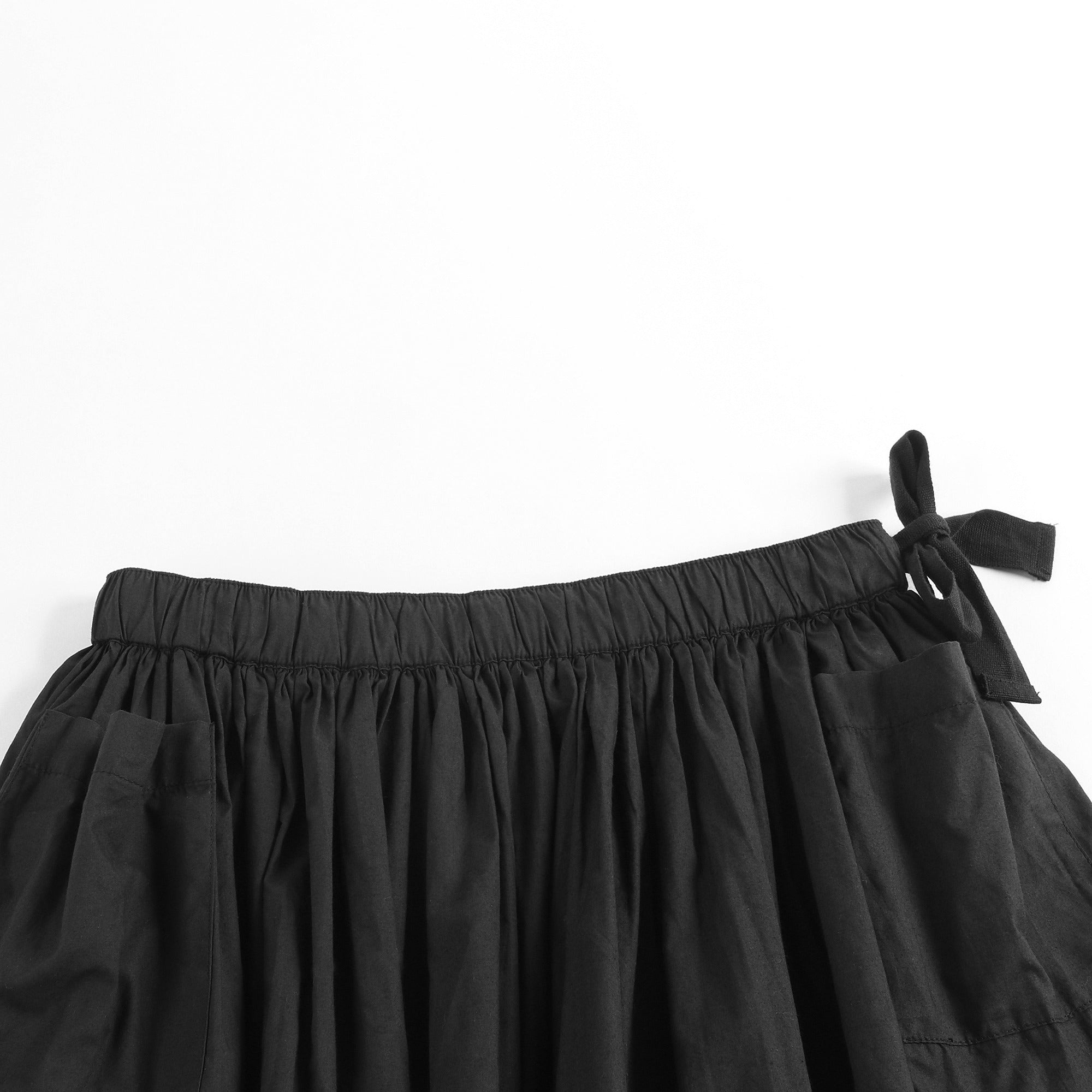 Girls Black Cotton Dress
