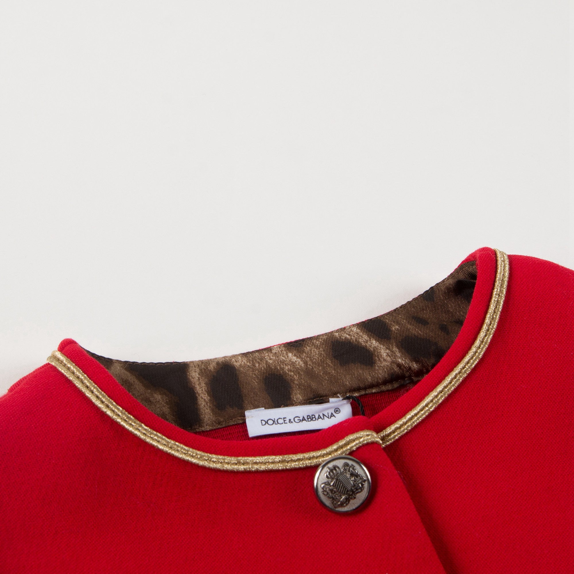 Girls  Red  "Giacca"  Logo  Coat