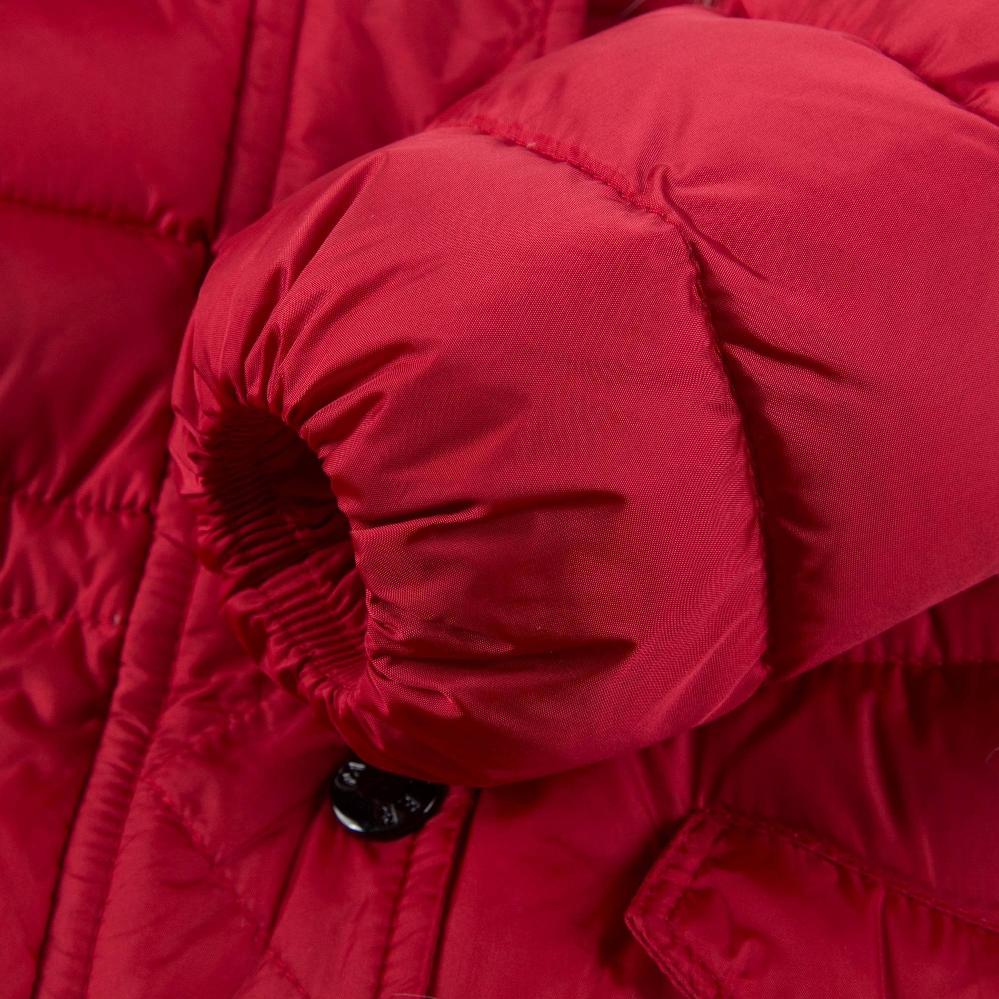 Baby  Girls  Red  "Essentiel"  Padded Down Coat