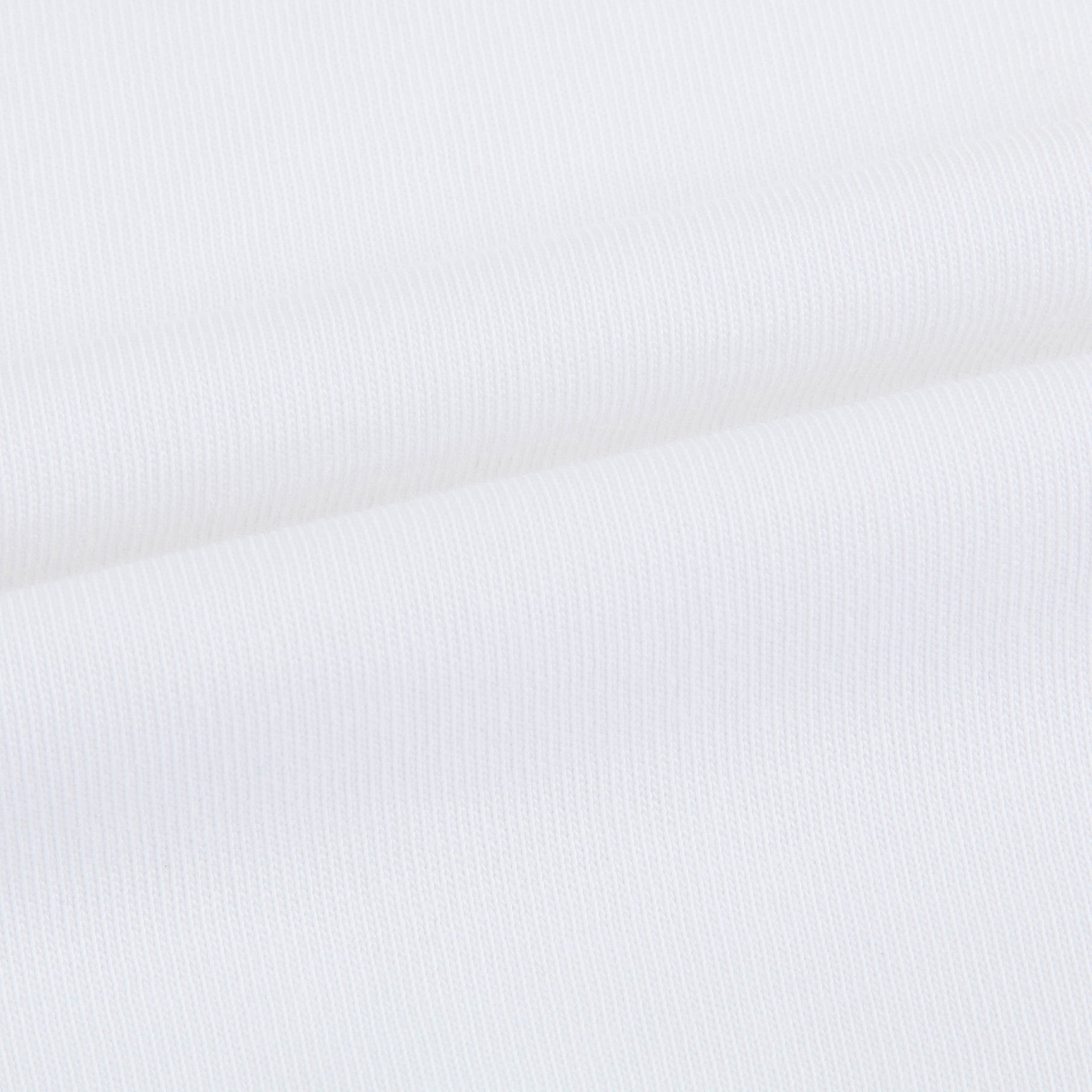 Girls Optical White Cotton T-shirt