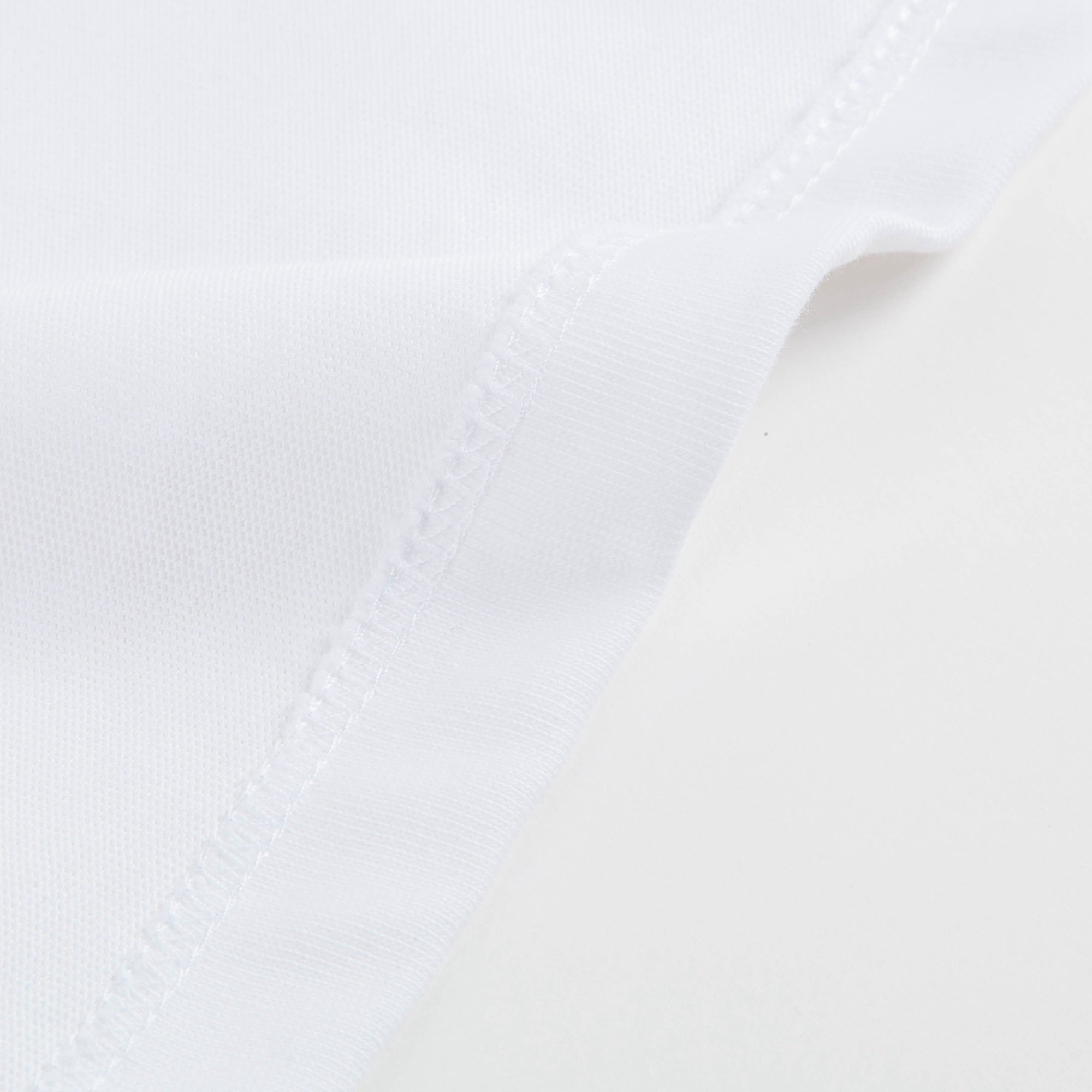 Girls Optical White Cotton T-shirt