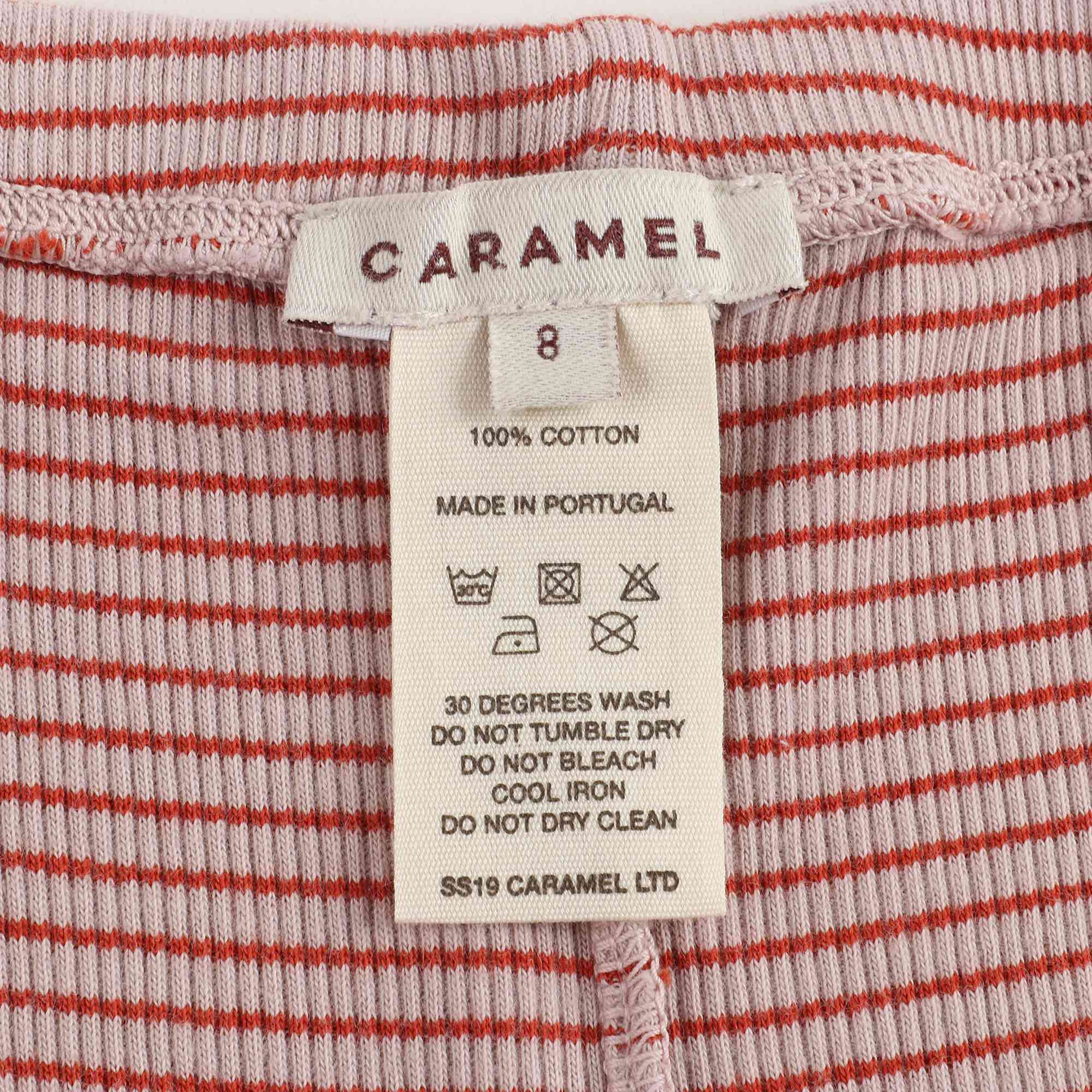 Girls Lavender & Rust Cotton Trousers