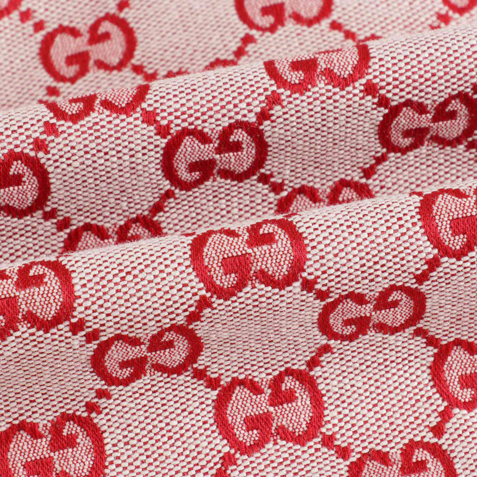 Girls Red GG Logo Coat