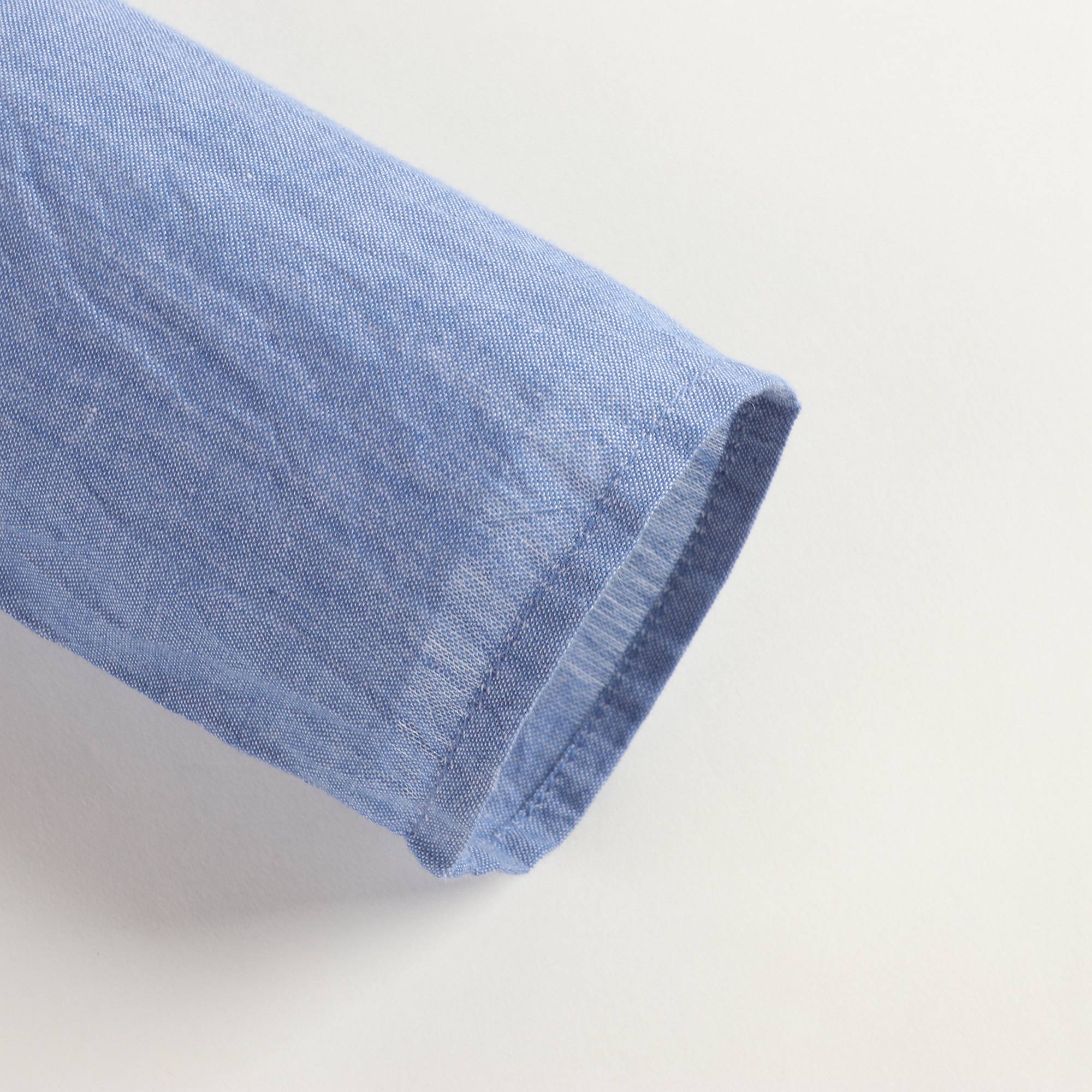 Baby Cornflower Blue Cotton Shirt