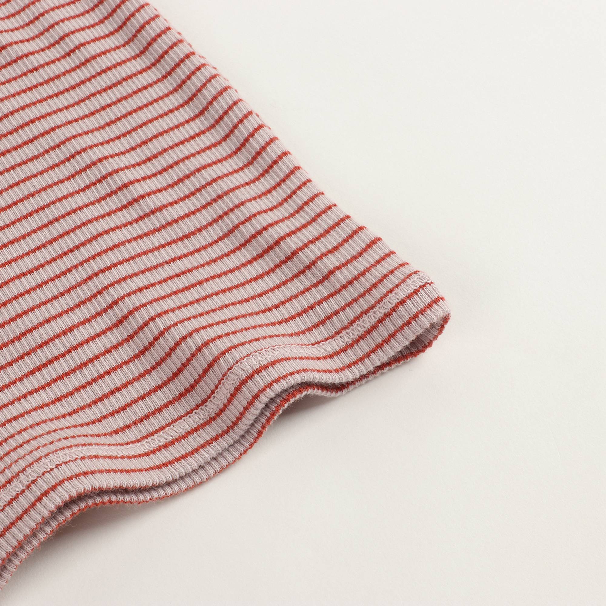 Girls Lavender & Rust Cotton Top