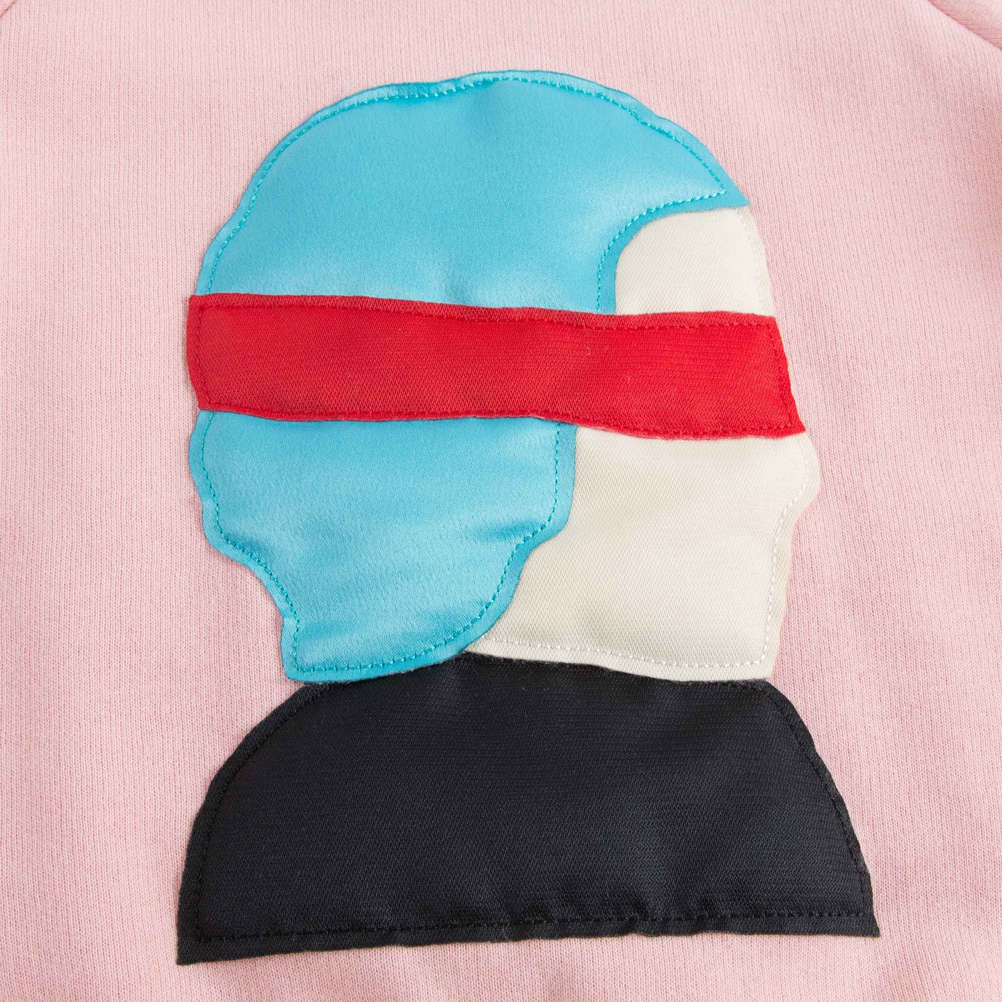 Girls Pink Cotton Sweatshirt