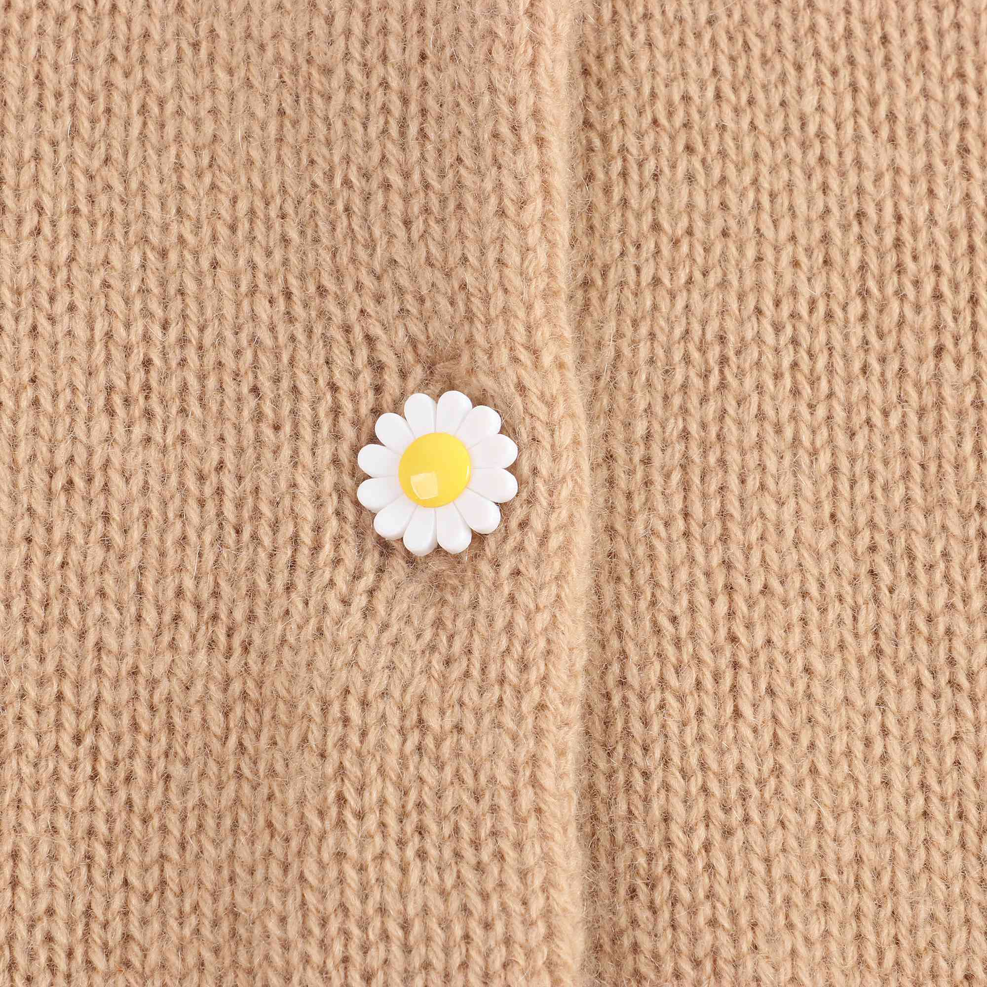 Girls Camel Cardigan