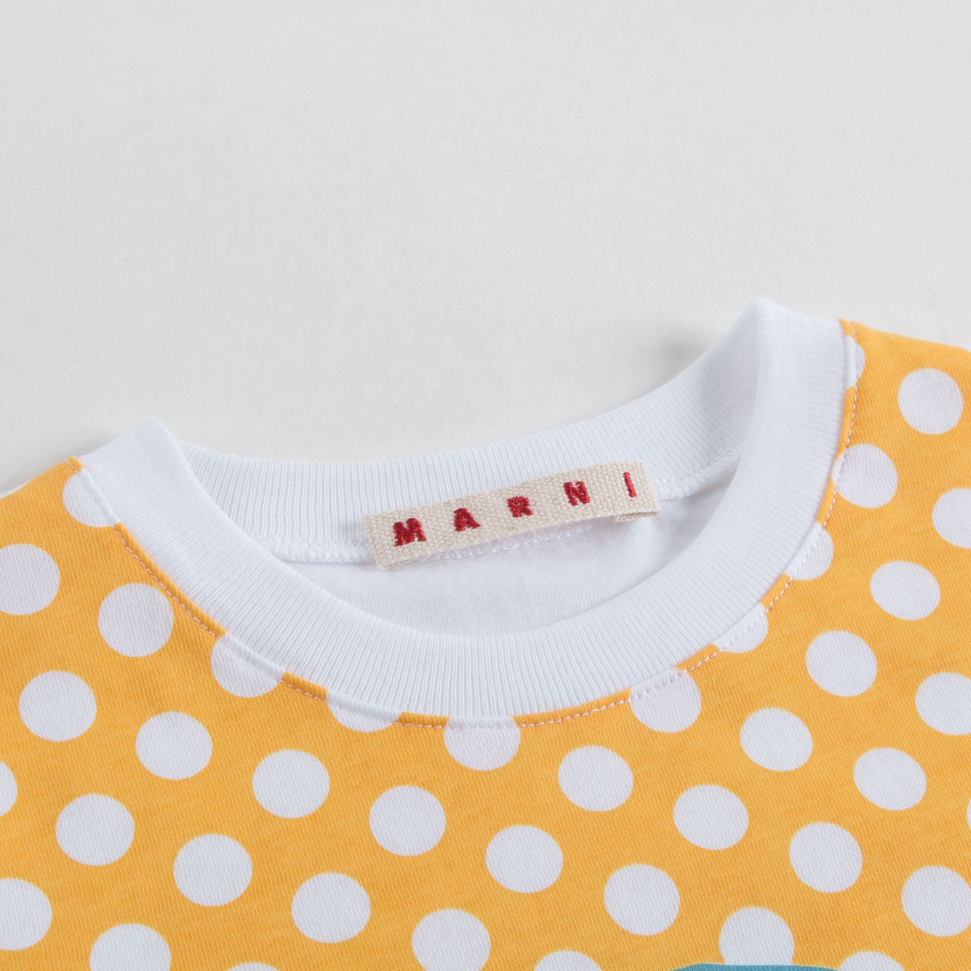 Girls Yellow Cotton T-shirt