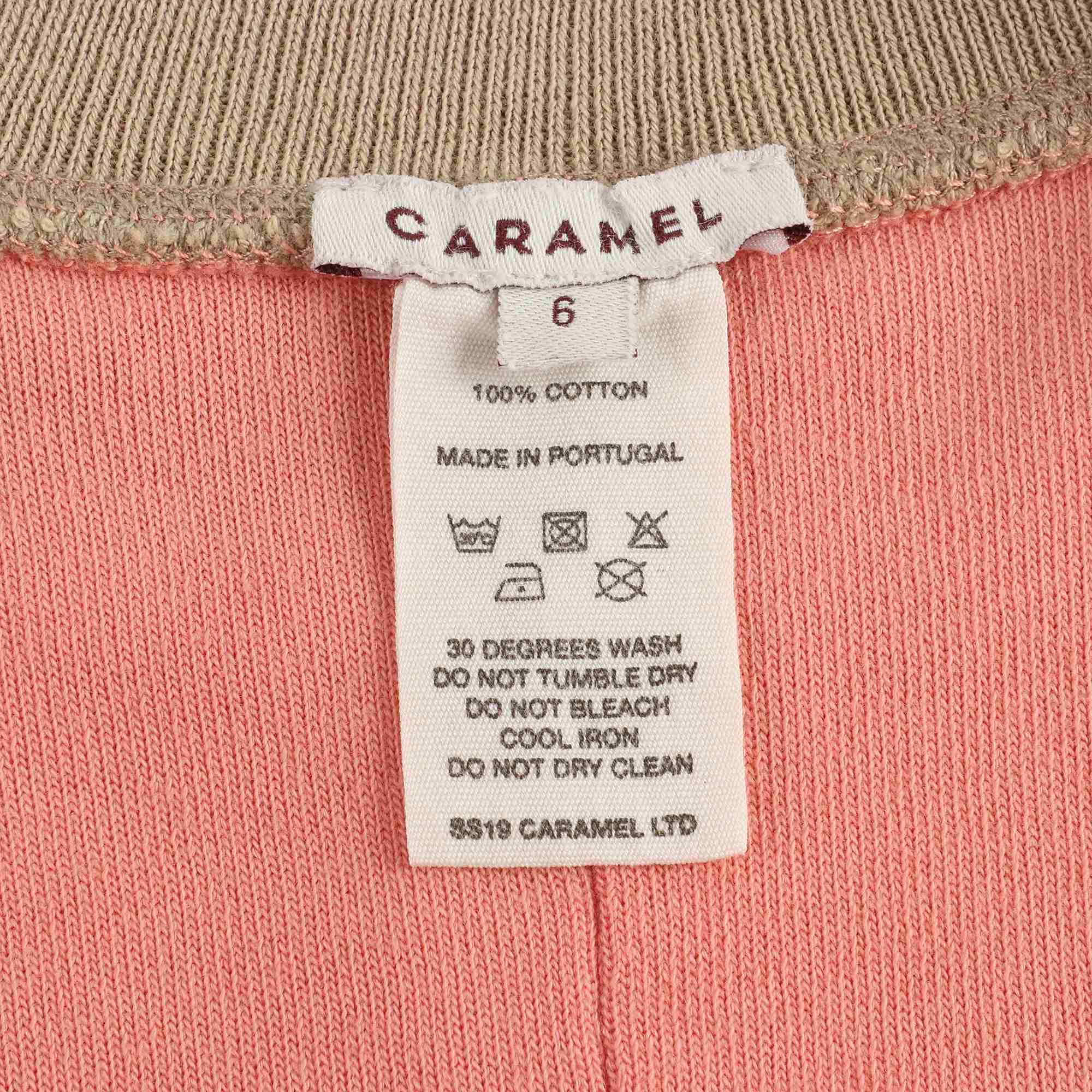 Girls Coral Cotton T-shirt