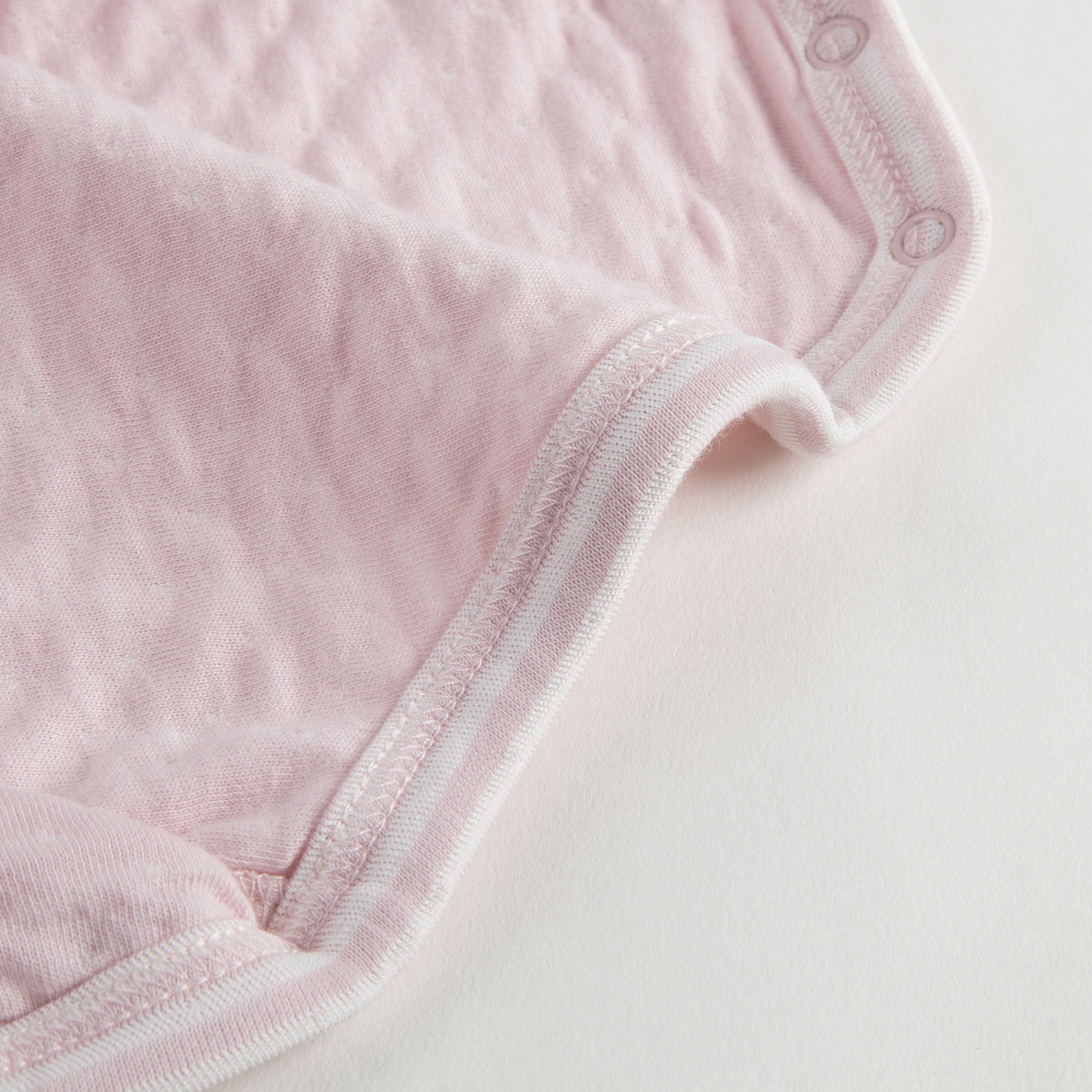 Baby Girls White&Pink 3 Piece Babygrow Set