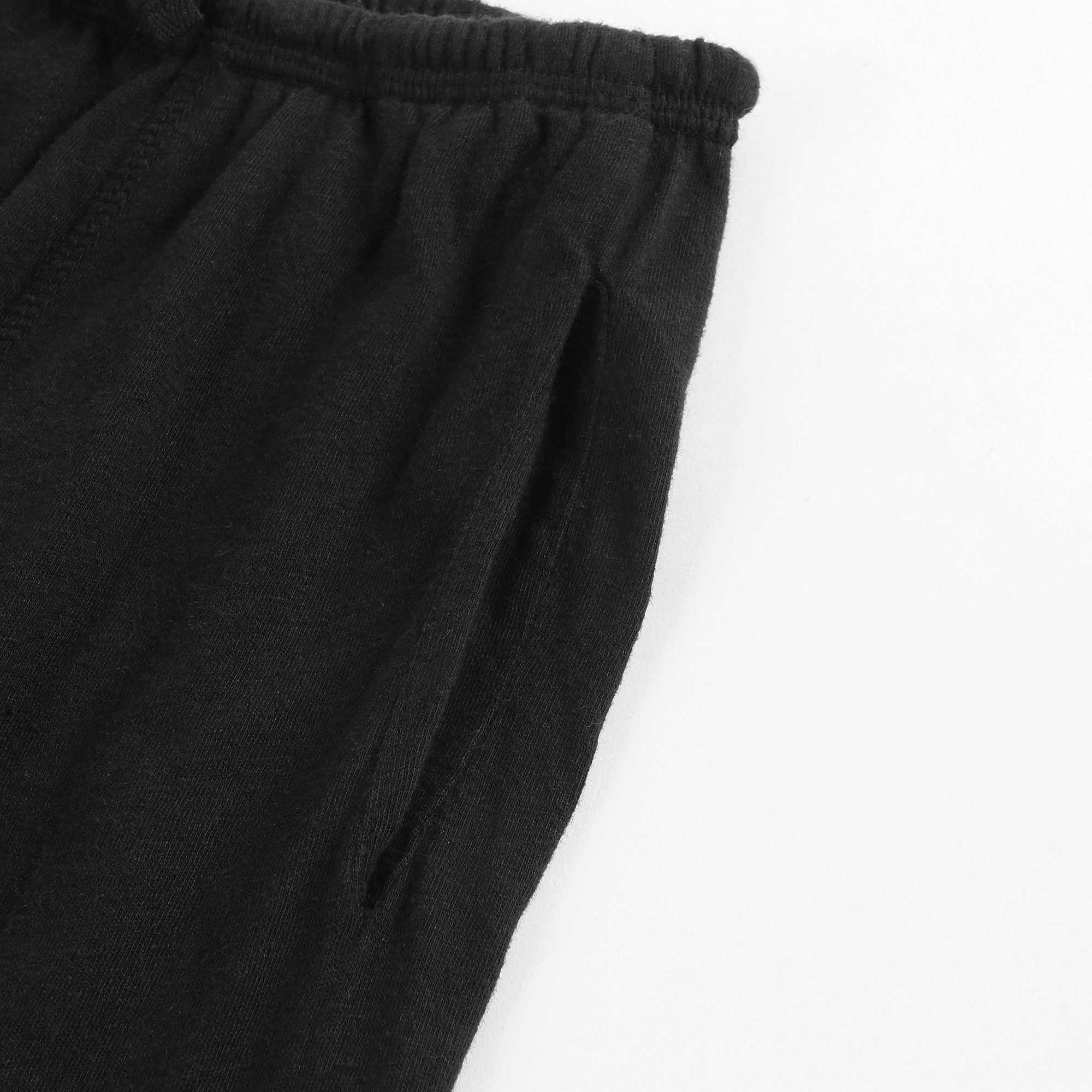 Boys Black Cotton Trousers