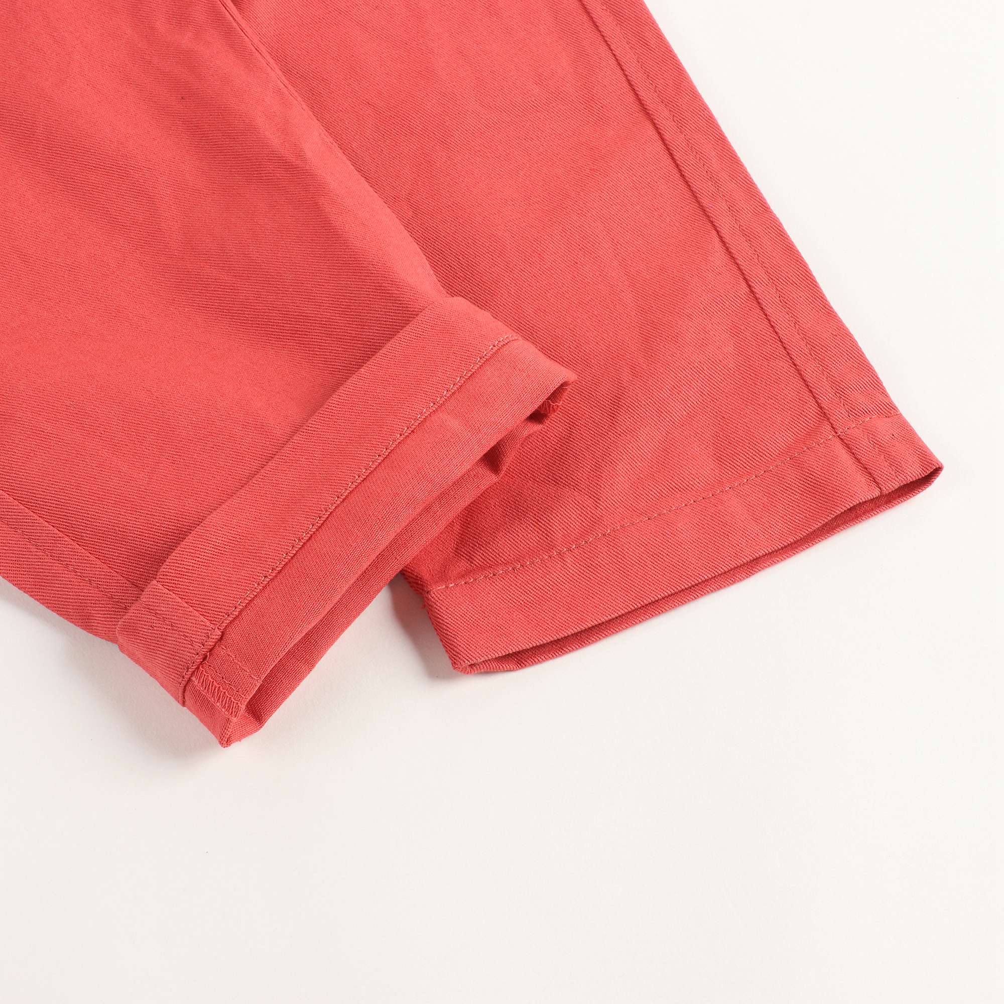 Girls Rose Peach Cotton Trousers