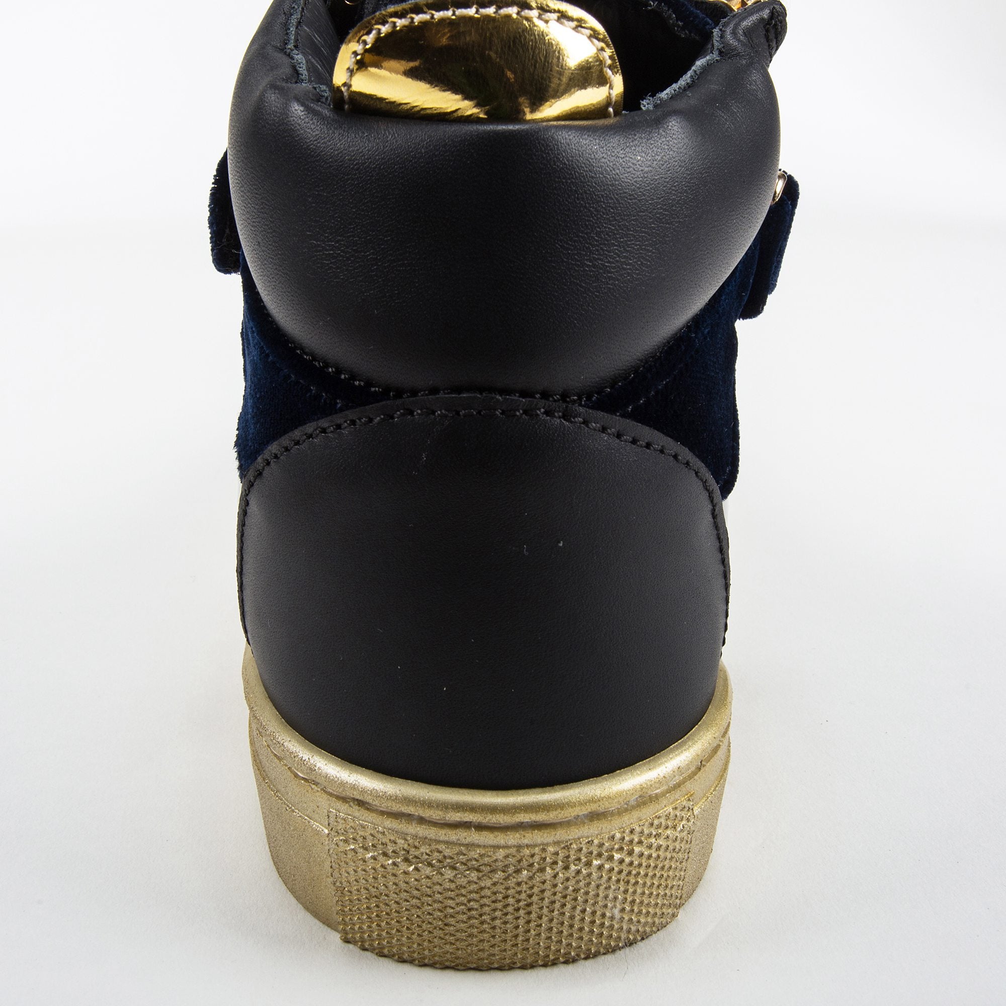 Girls & Boys Velvet Navy Velvet Sneaker
