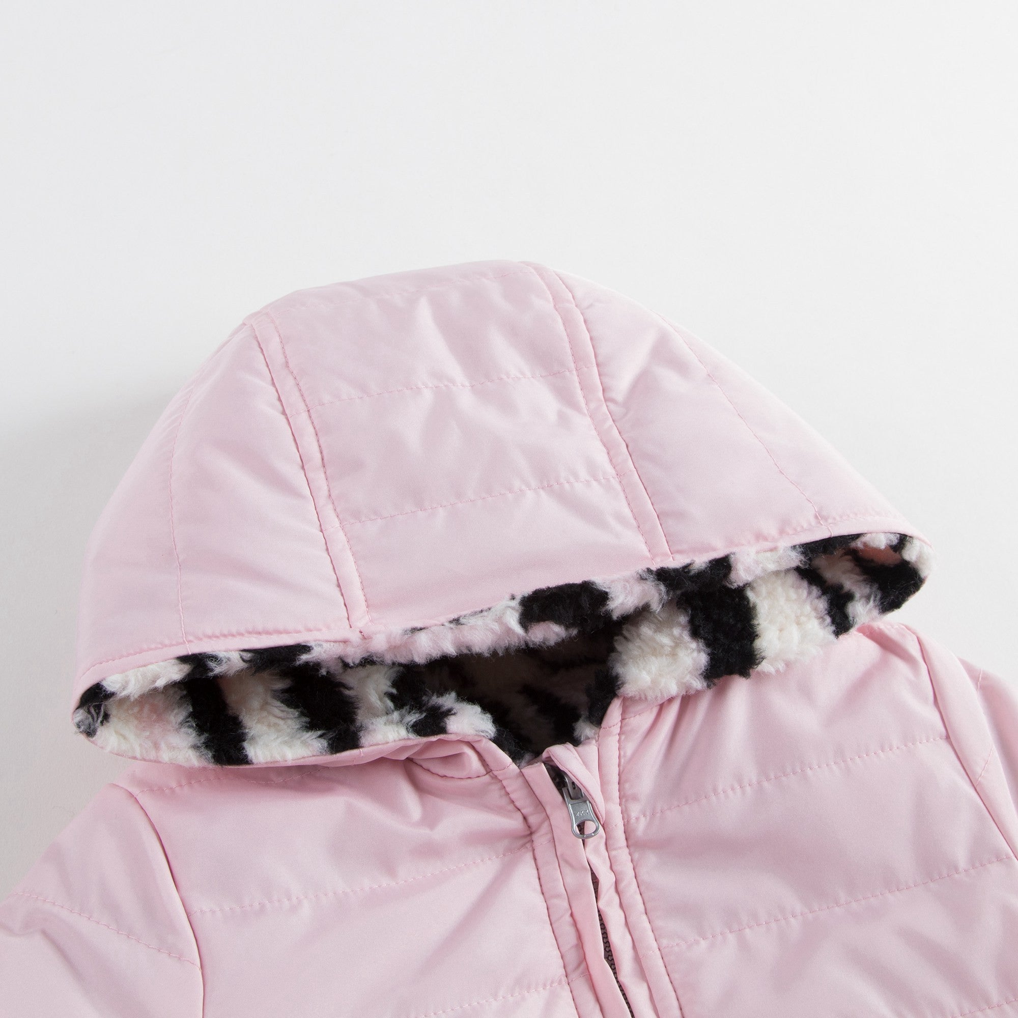 Baby Girls Pink Reversible Jacket