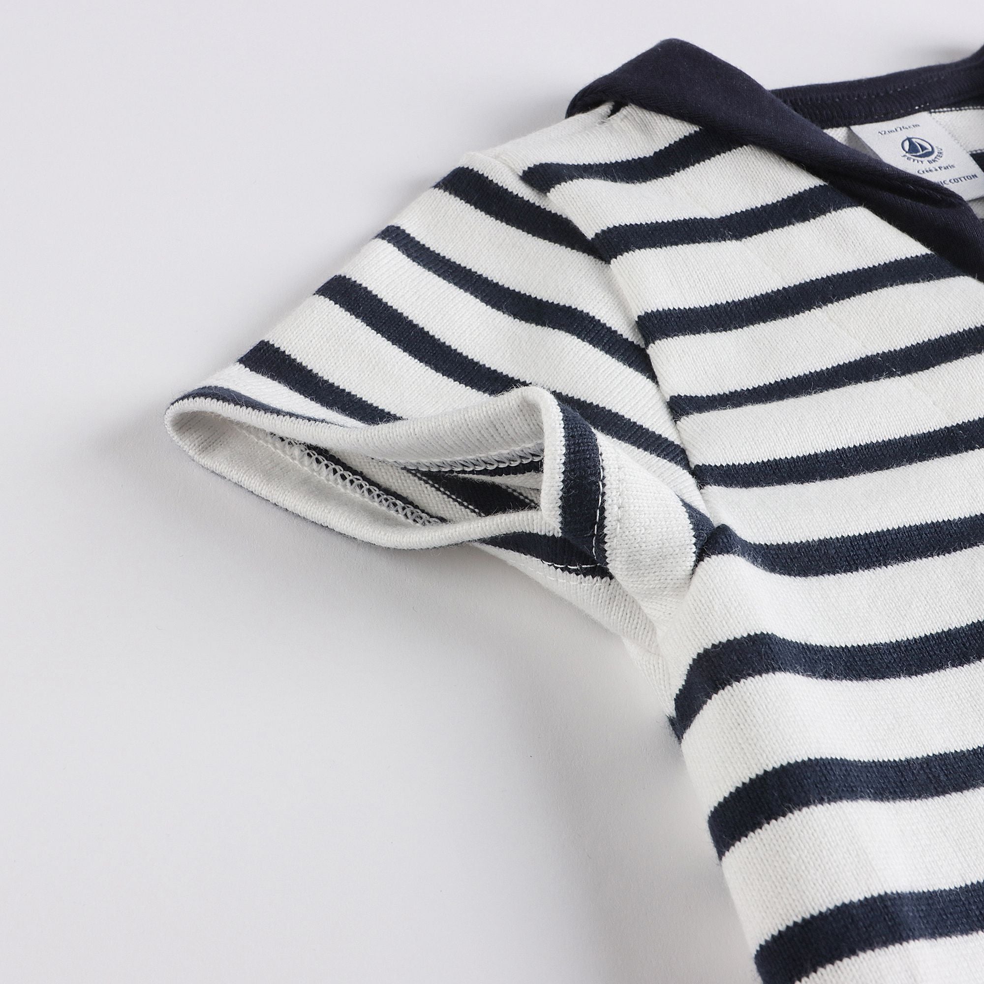 Baby Girls White Stripes Dress