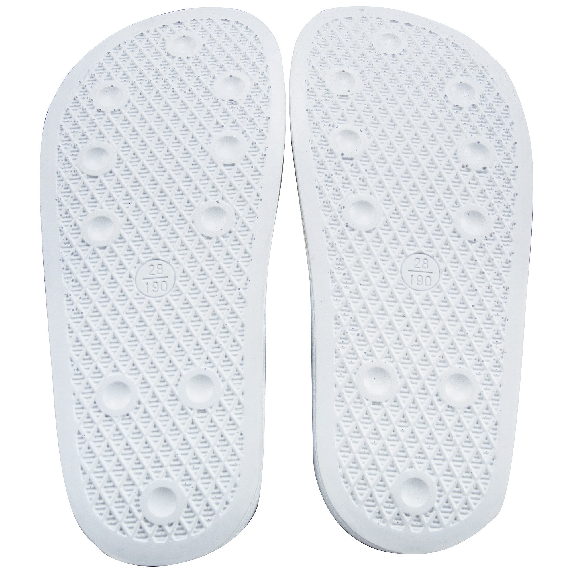 Girls & Boys White Logo Slipper