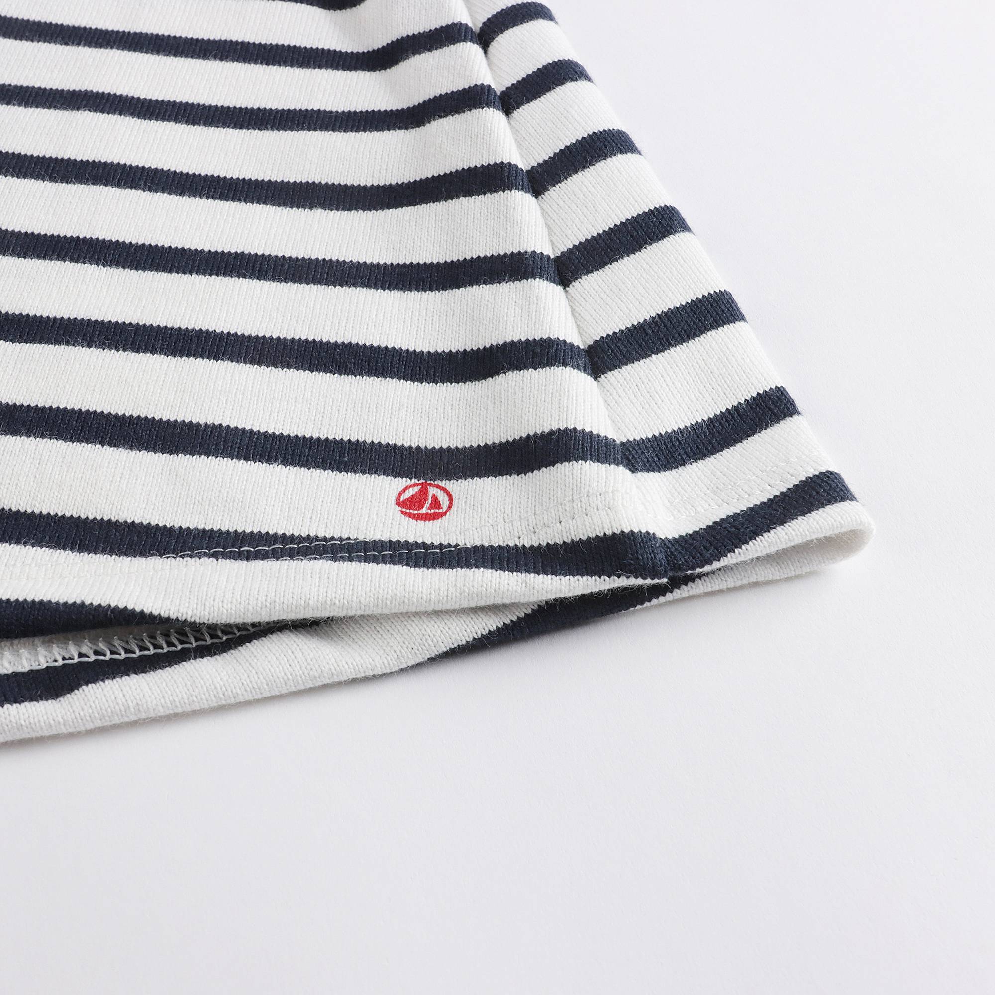 Baby Girls White Stripes Dress